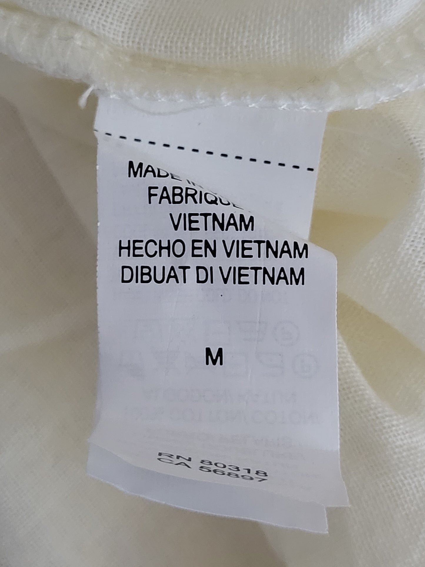 Ralph Lauren - Top - Muster - Weiß - Damen - M