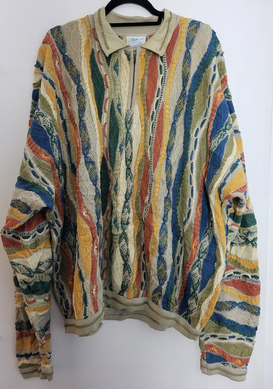 COOGI - Pullover - Muster - Vintage Australia - Bunt - Herren - 3XL