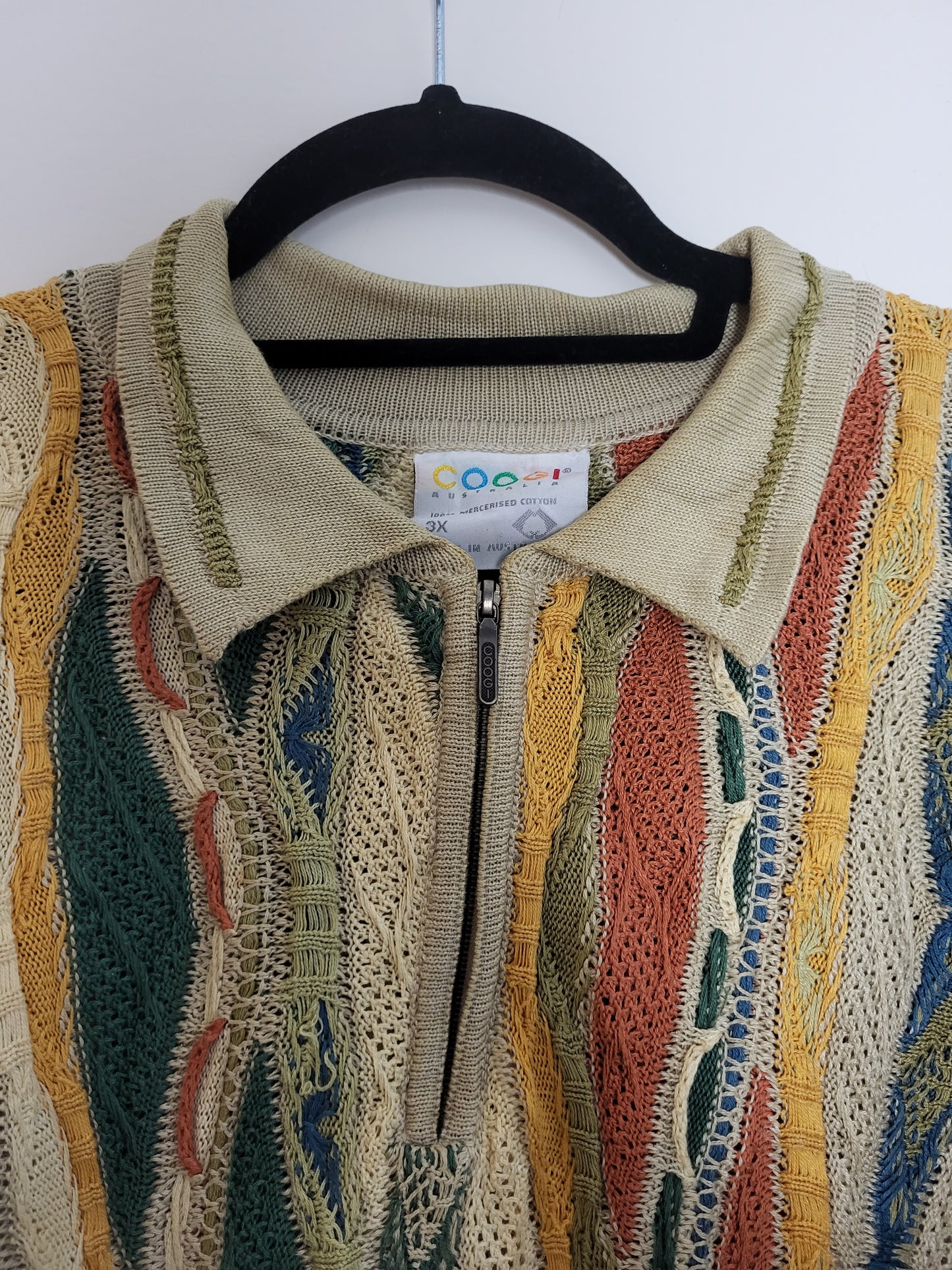 COOGI - Pullover - Muster - Vintage Australia - Bunt - Herren - 3XL