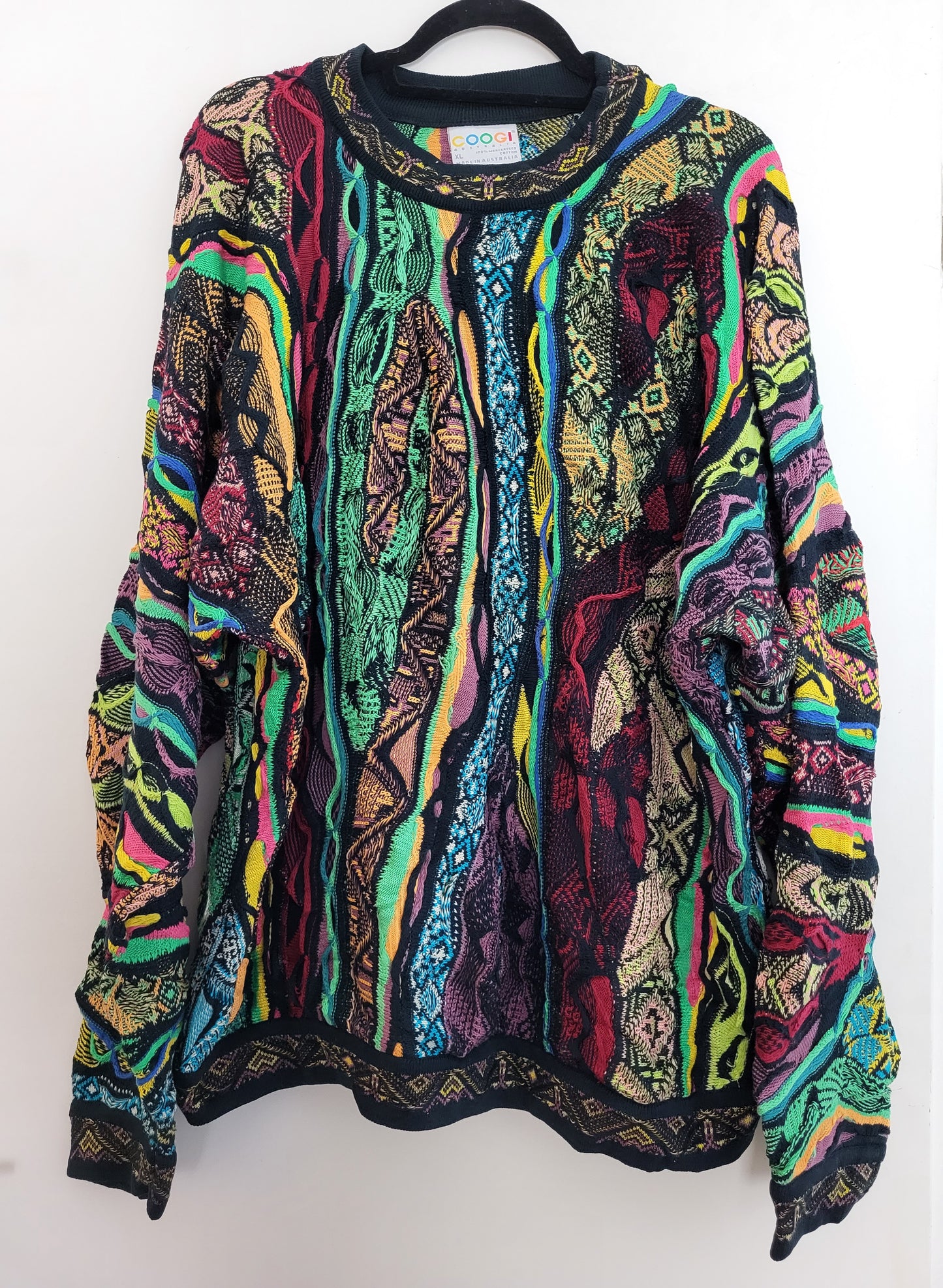 COOGI - Pullover - Muster - Vintage Australia - Bunt - Herren - XL