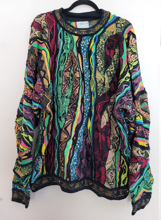 COOGI - Pullover - Muster - Vintage Australia - Bunt - Herren - XL