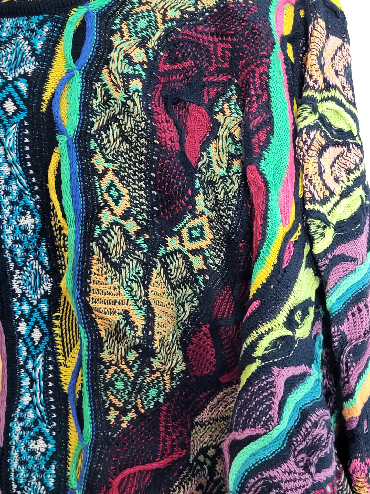 COOGI - Pullover - Muster - Vintage Australia - Bunt - Herren - XL