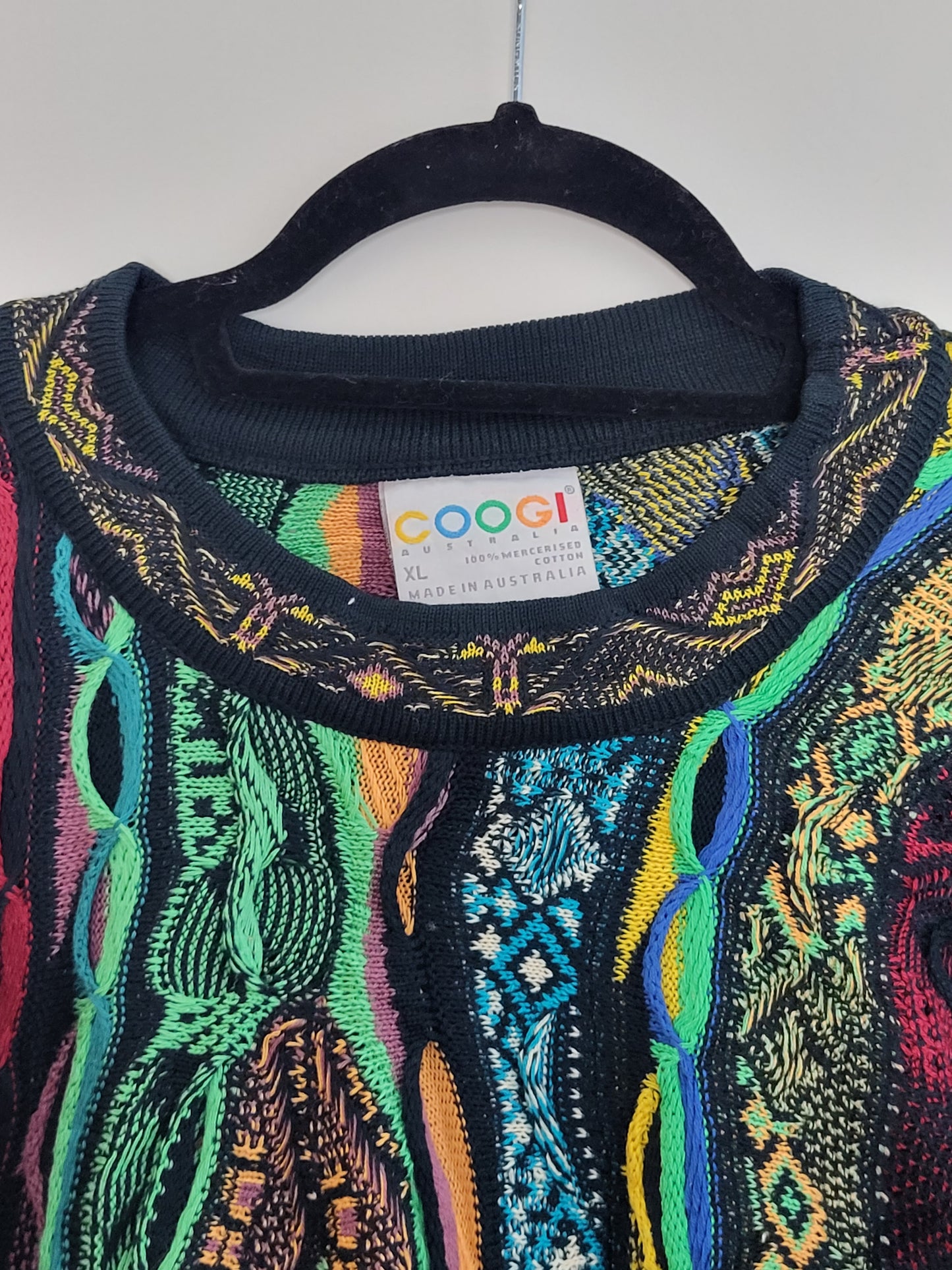 COOGI - Pullover - Muster - Vintage Australia - Bunt - Herren - XL