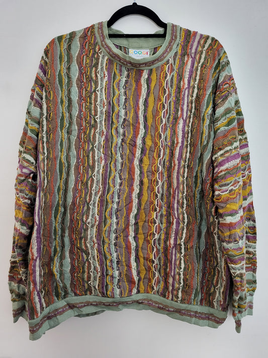 COOGI - Pullover - Muster - Vintage Australia - Bunt - Herren - XL