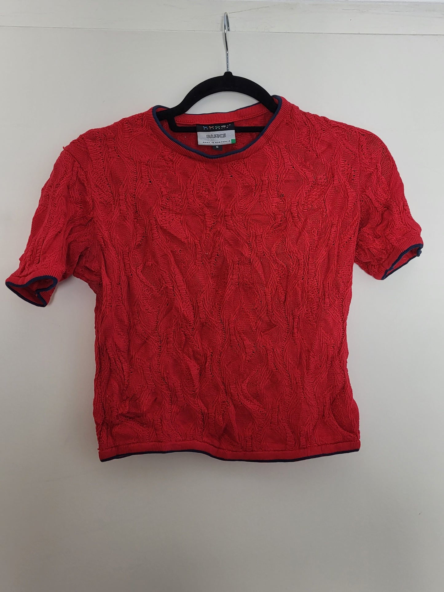 COOGI Basic - Pullover - Knit - Vintage Australia - Rot - Kinder - S