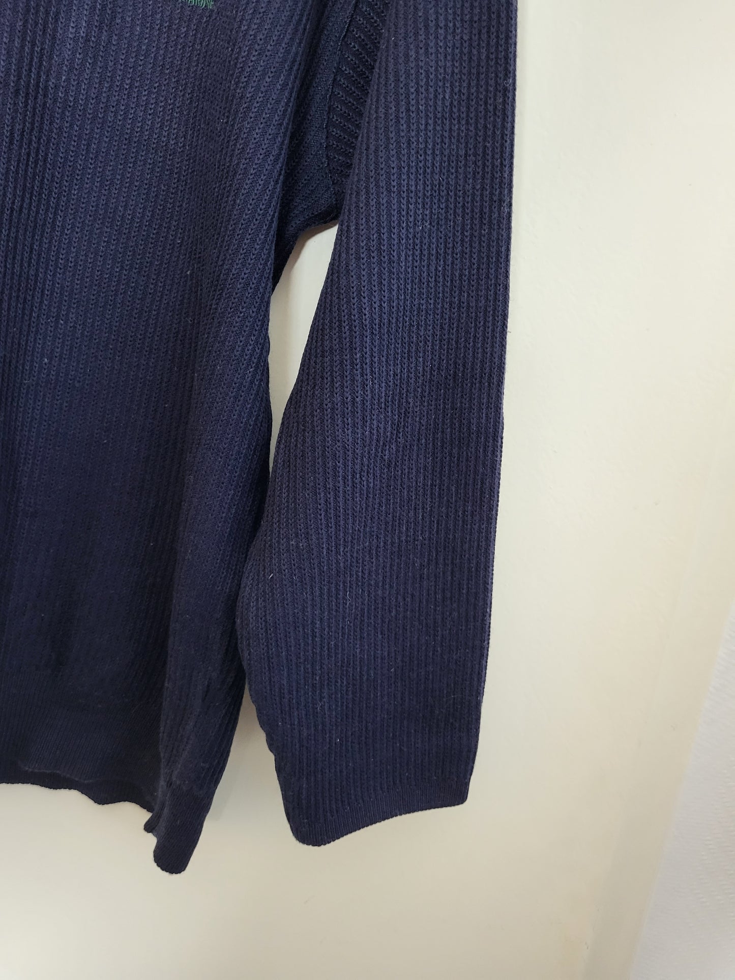 NAVIGARE - Pullover - RIPP - Vintage Italy - Schwarz - Herren - L/XL