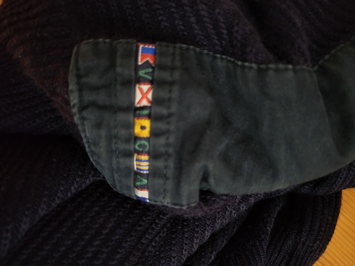 NAVIGARE - Pullover - RIPP - Vintage Italy - Schwarz - Herren - L/XL