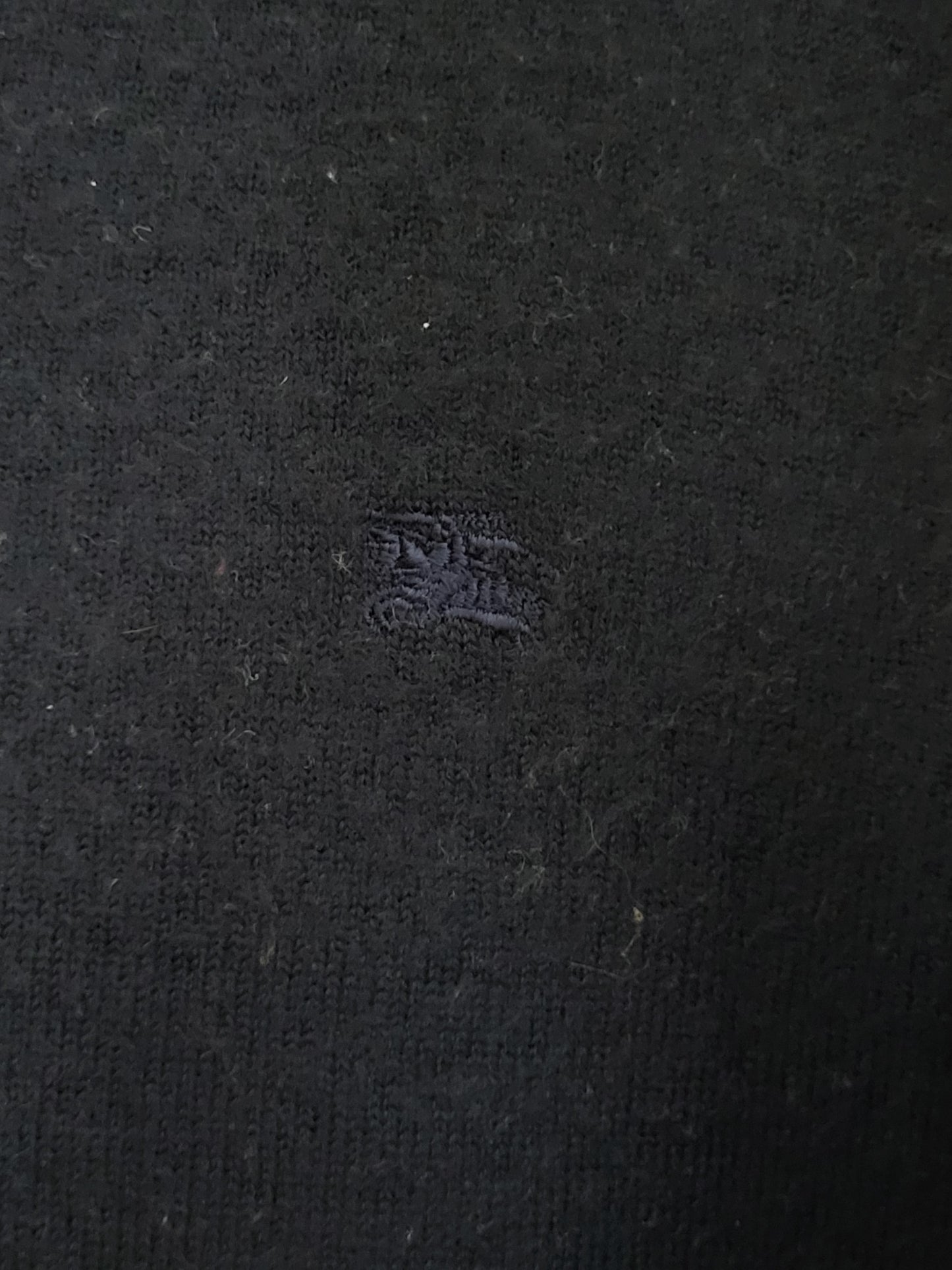 Burberry - Pullover - Klassisch - Vintage - Schwarz - Damen - L