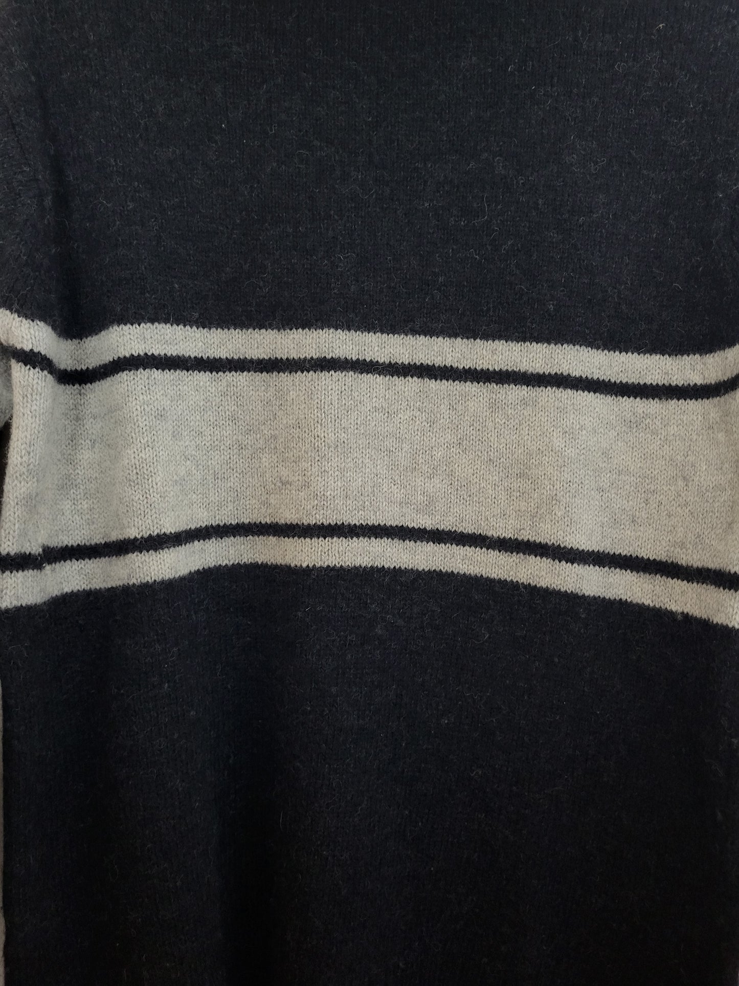 ASICS - Pullover - Colourblock - Vintage Italy - Schwarz - Damen - S/M