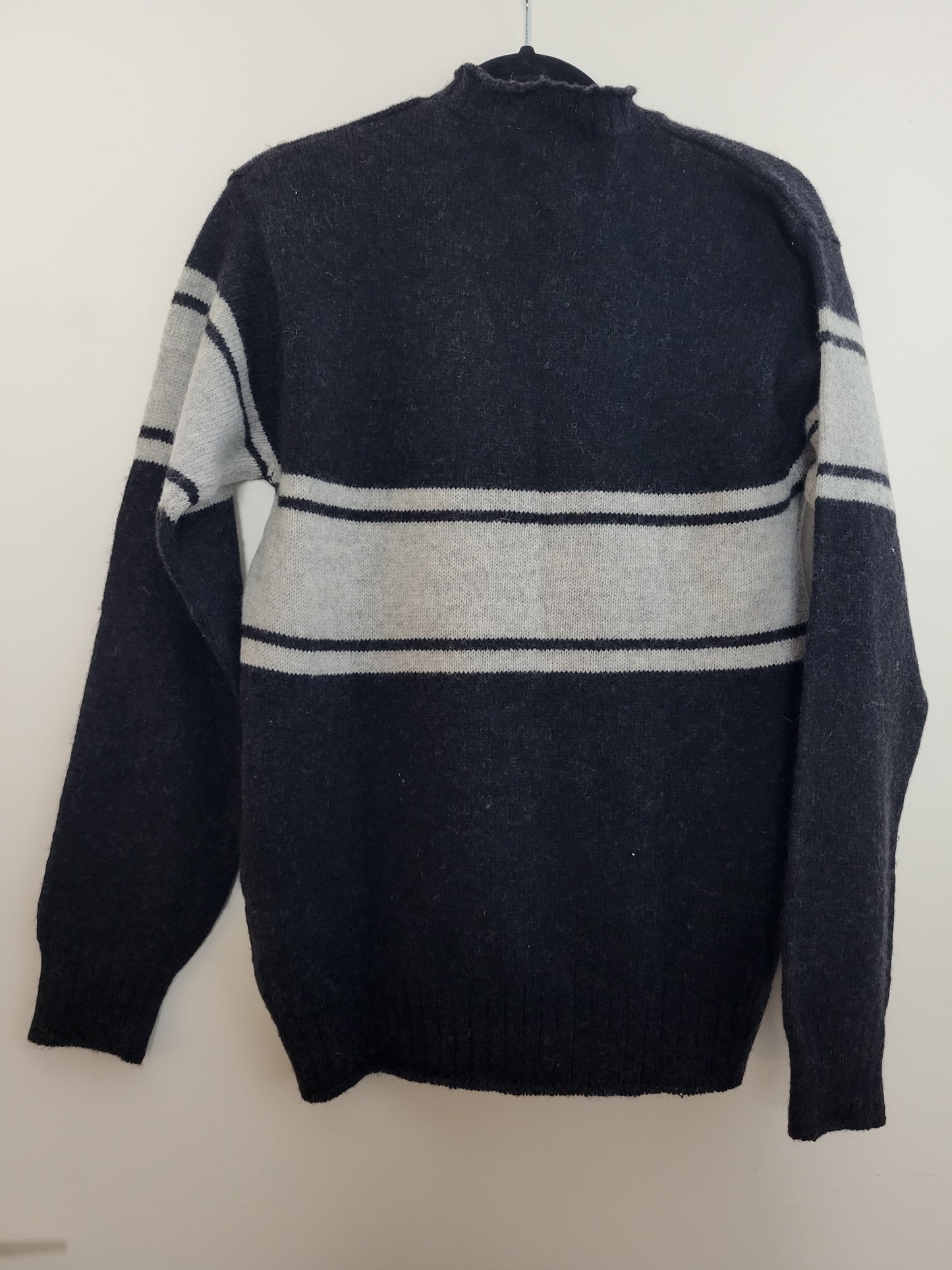 ASICS - Pullover - Colourblock - Vintage Italy - Schwarz - Damen - S/M