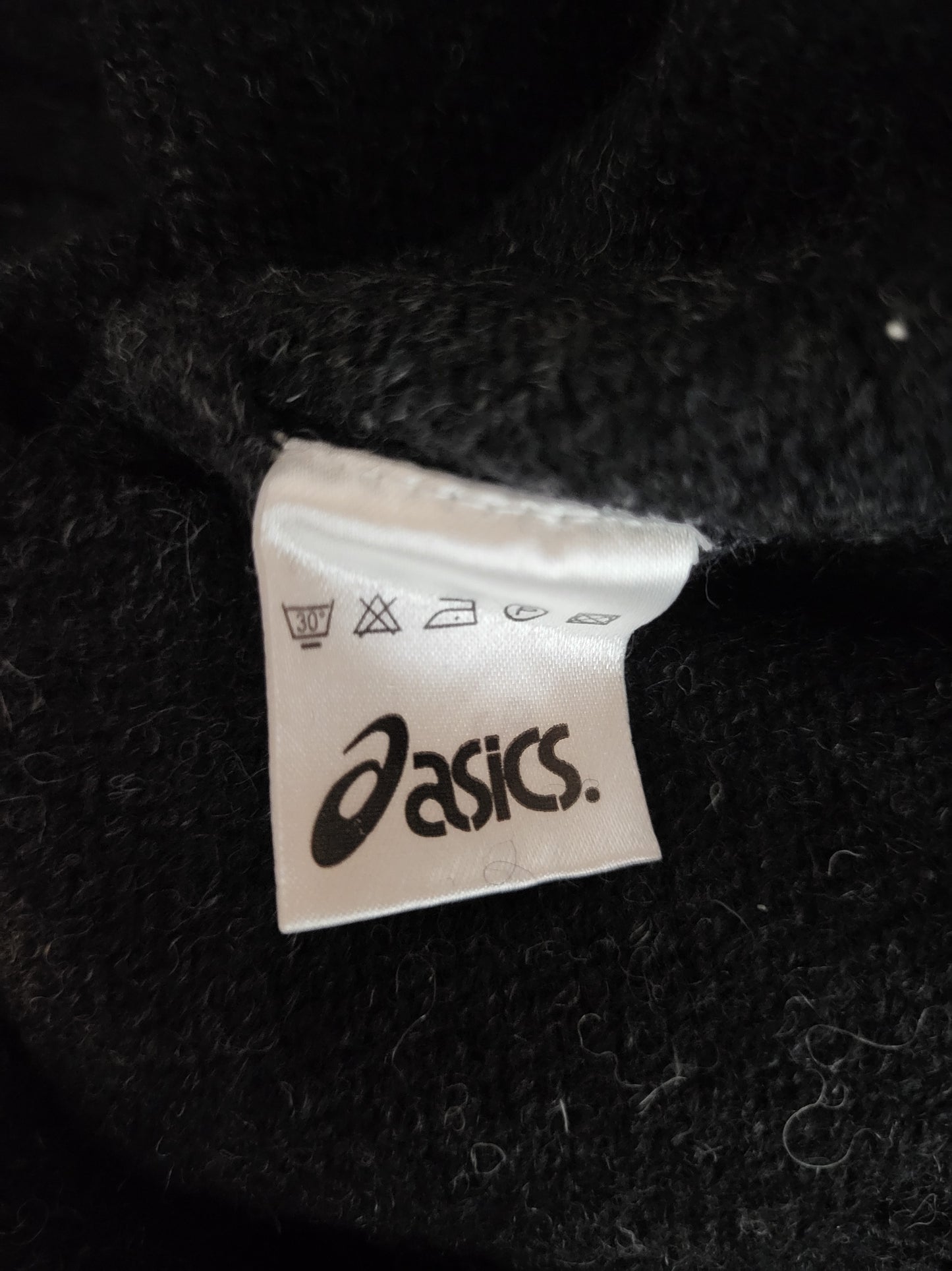 ASICS - Pullover - Colourblock - Vintage Italy - Schwarz - Damen - S/M