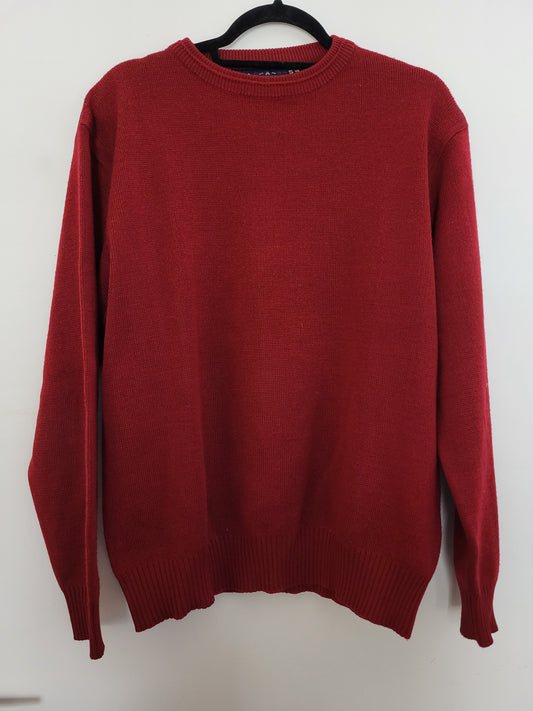 Vintage OCEAN SPORT - Pullover - Klassisch - Vintage Italy - Rot - Herren - L/XL