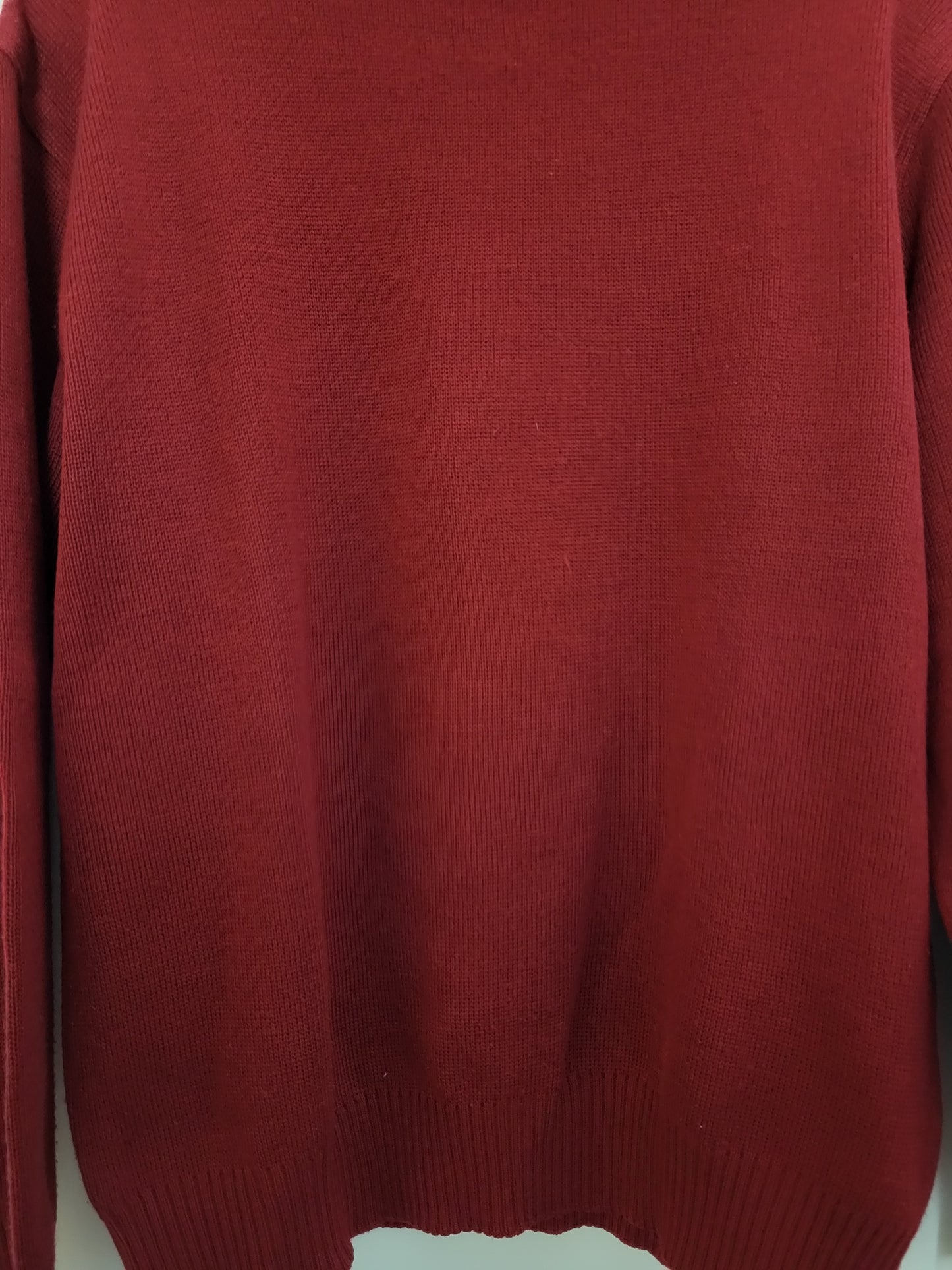 Vintage OCEAN SPORT - Pullover - Klassisch - Vintage Italy - Rot - Herren - L/XL