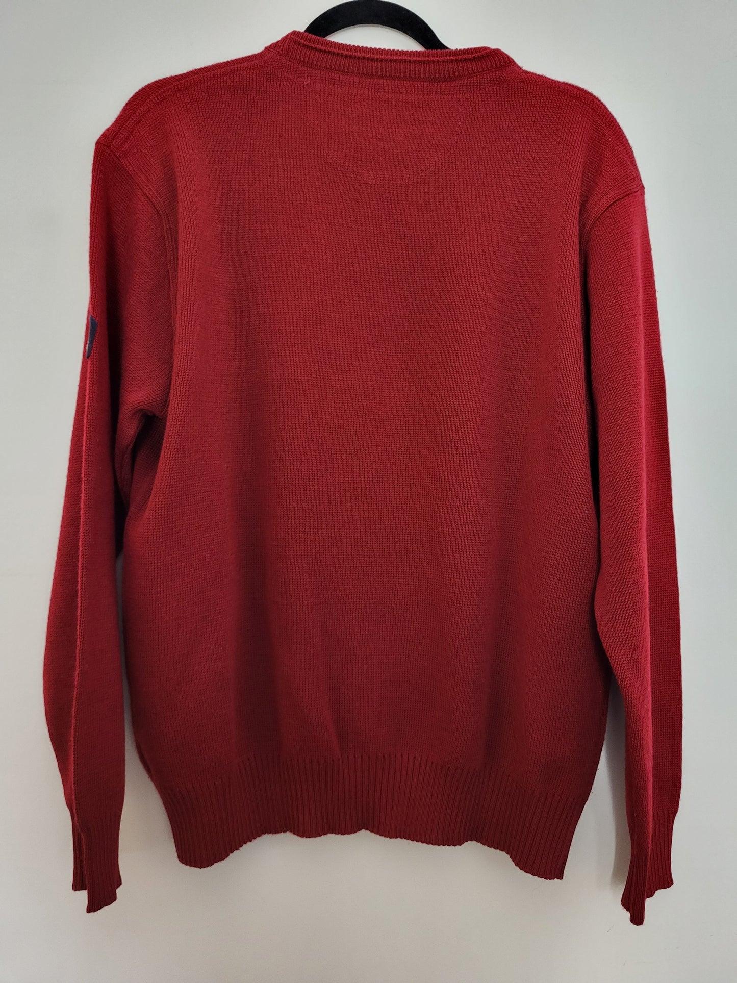 Vintage OCEAN SPORT - Pullover - Klassisch - Vintage Italy - Rot - Herren - L/XL