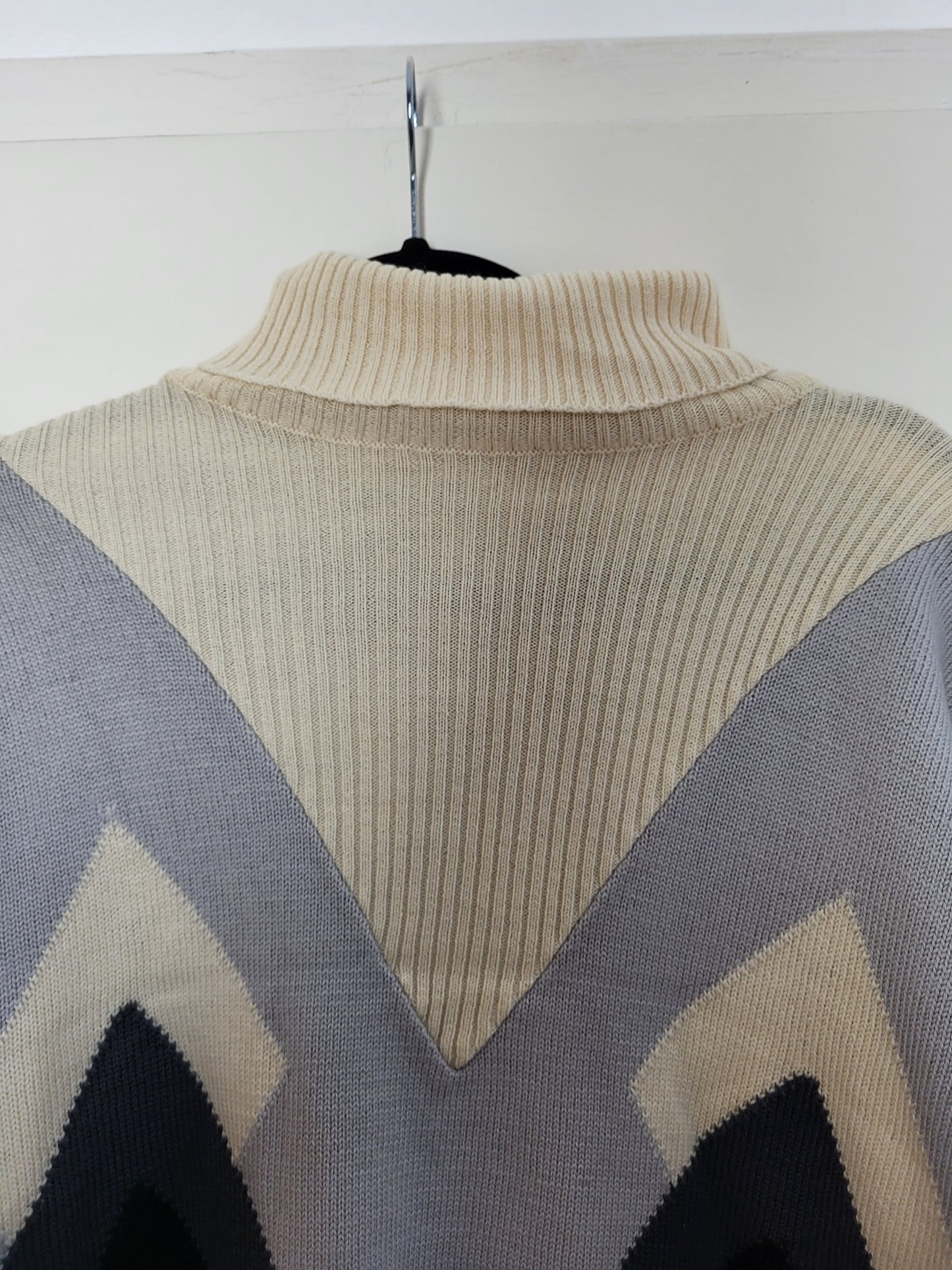 Vintage RUGIADA TRICOT - Pullover - Muster - Vintage Italy - Bunt - Herren - L