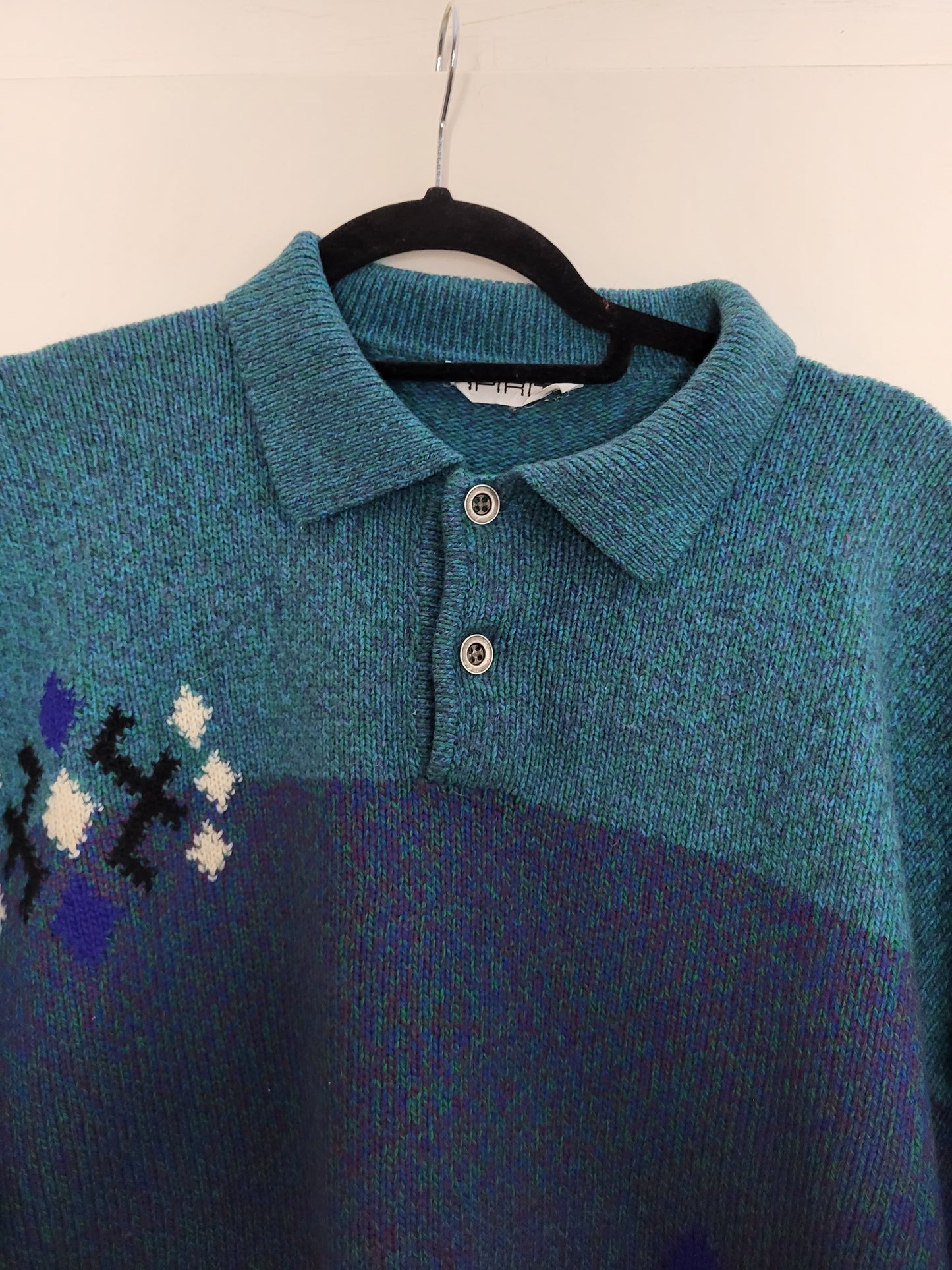Vintage SPIRITO - Pullover - Muster - Vintage Italy - Bunt - Herren - L/XL