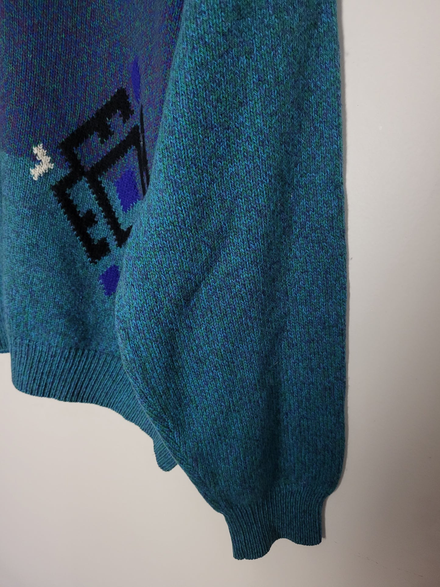Vintage SPIRITO - Pullover - Muster - Vintage Italy - Bunt - Herren - L/XL