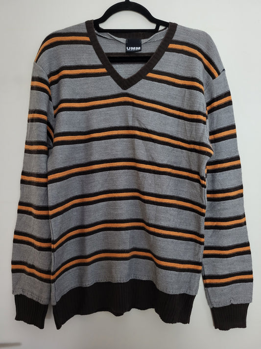 Vintage UMM - Pullover - Streifen - Vintage Italy - Bunt - Herren - XL/XXL