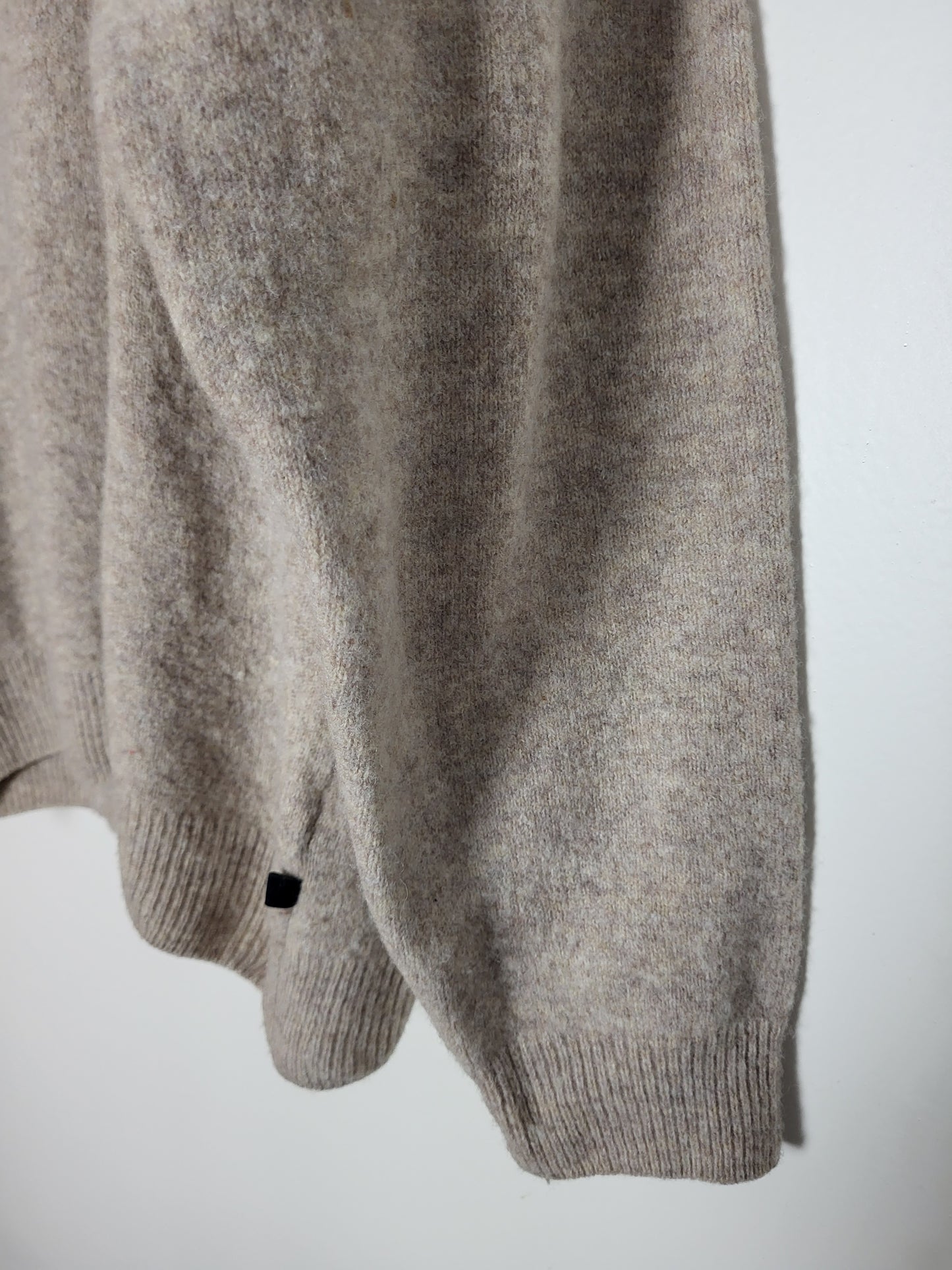 Vintage ASICS - Pullover - Klassisch - Vintage Wolle - Beige - Damen - L/XL