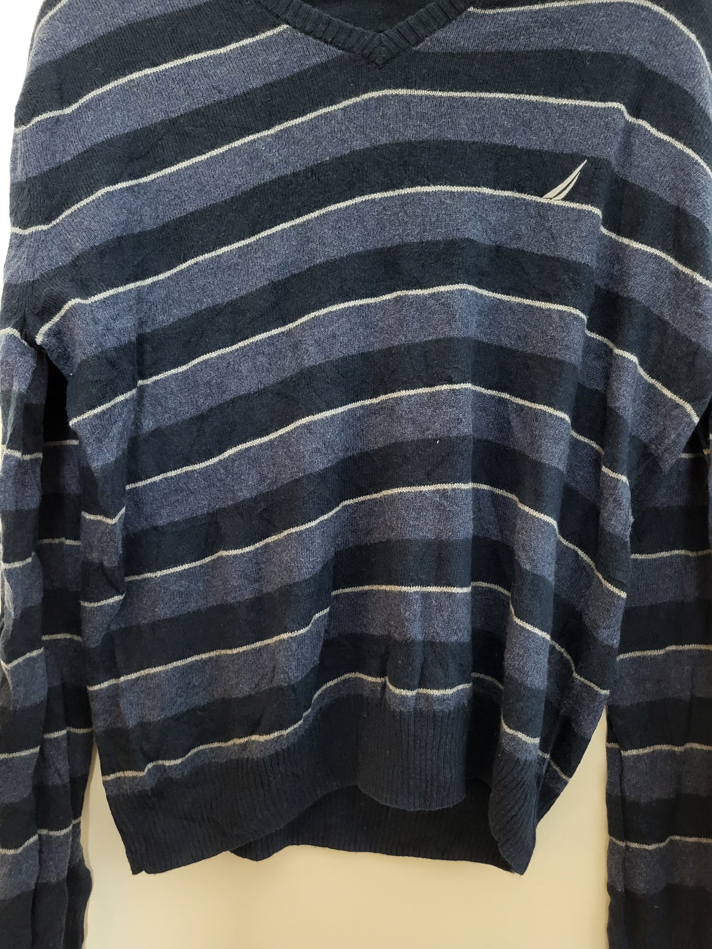 Vintage NAUTICA - Pullover - Streifen - Bunt - Herren - S