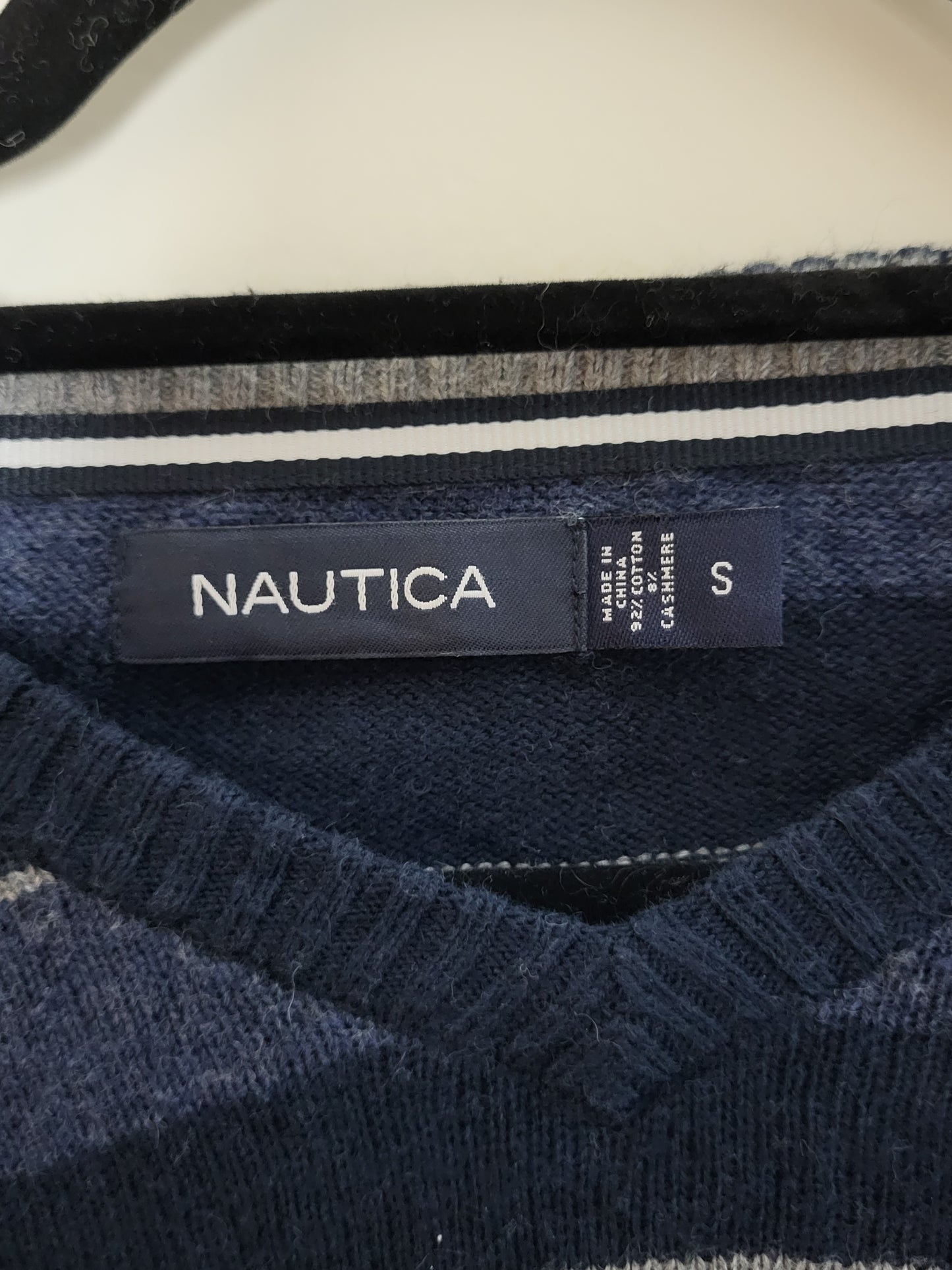Vintage NAUTICA - Pullover - Streifen - Bunt - Herren - S