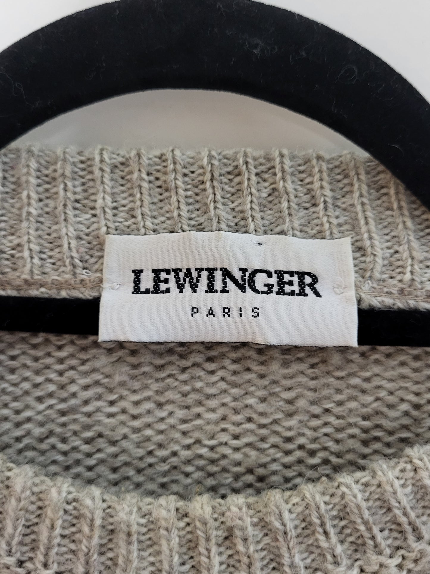 Vintage LEWINGER PARIS - Pullover - Norweger - Vintage Wolle - Bunt - Damen - L/XL