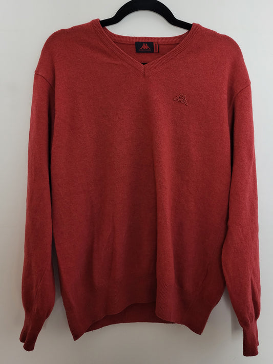 Vintage ROBE DI KAPPA  - Pullover - Klassisch - Vintage Italy - Rot - Herren - M