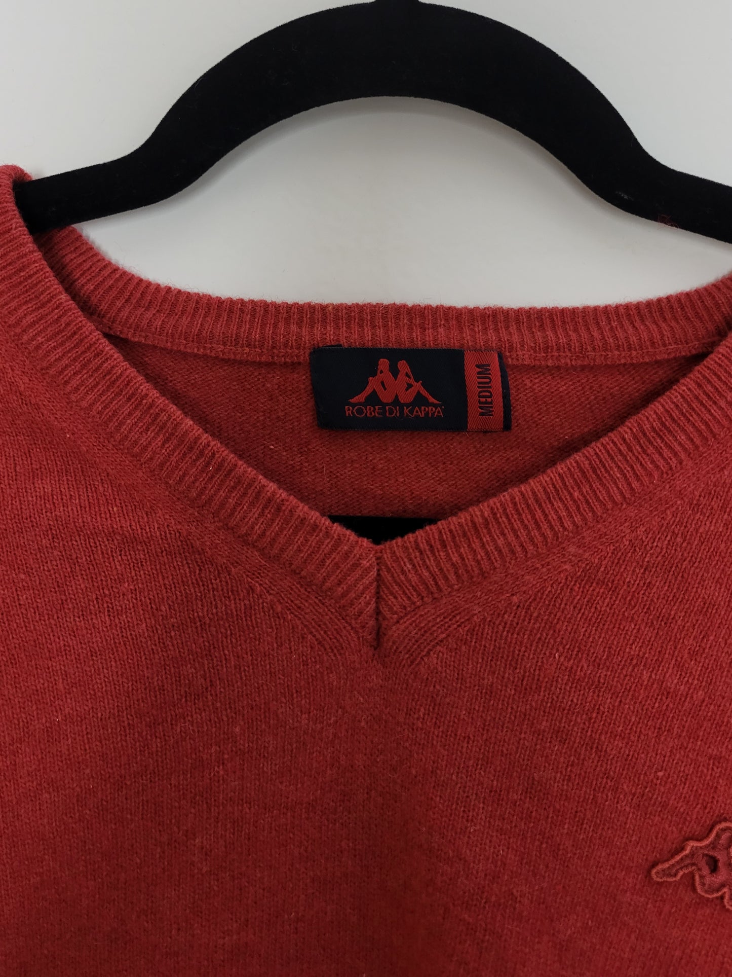 Vintage ROBE DI KAPPA  - Pullover - Klassisch - Vintage Italy - Rot - Herren - M