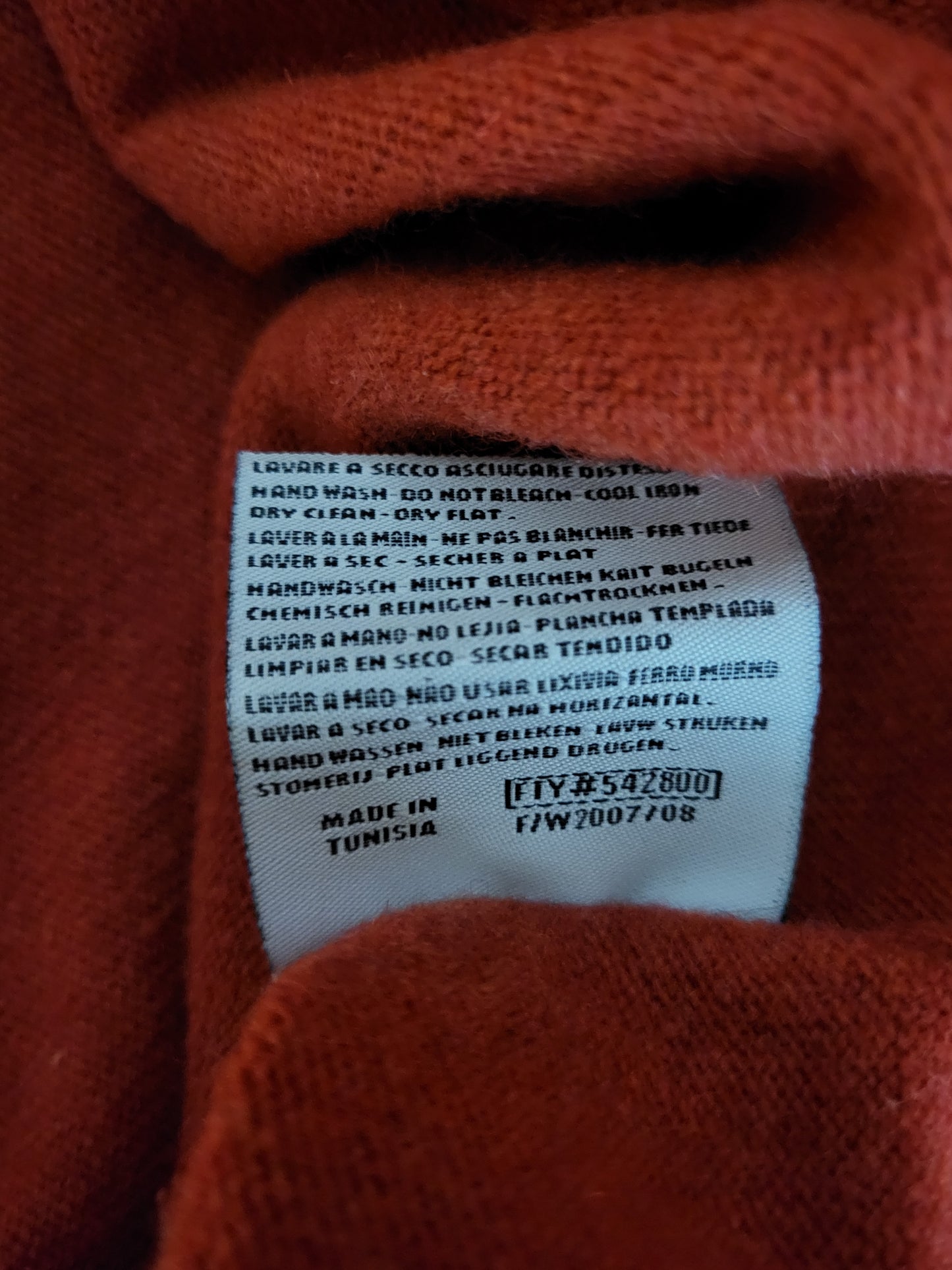 Vintage ROBE DI KAPPA  - Pullover - Klassisch - Vintage Italy - Rot - Herren - M