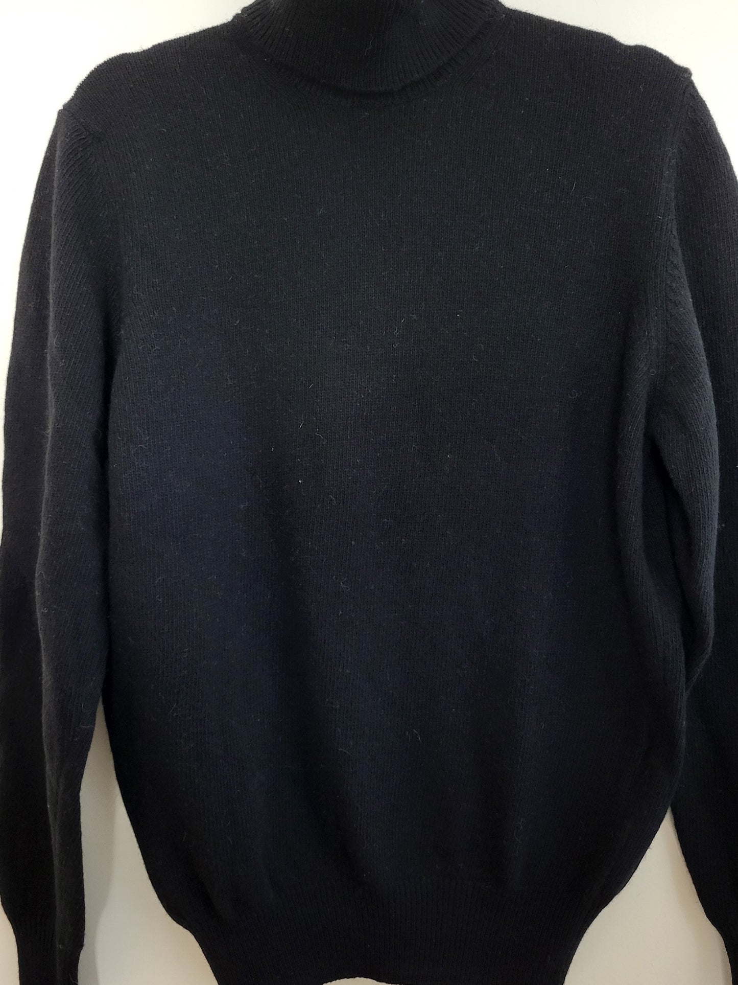 Vintage H.J. DEBHON - Pullover - Rollkragen - Vintage Italy - Schwarz - Herren - M