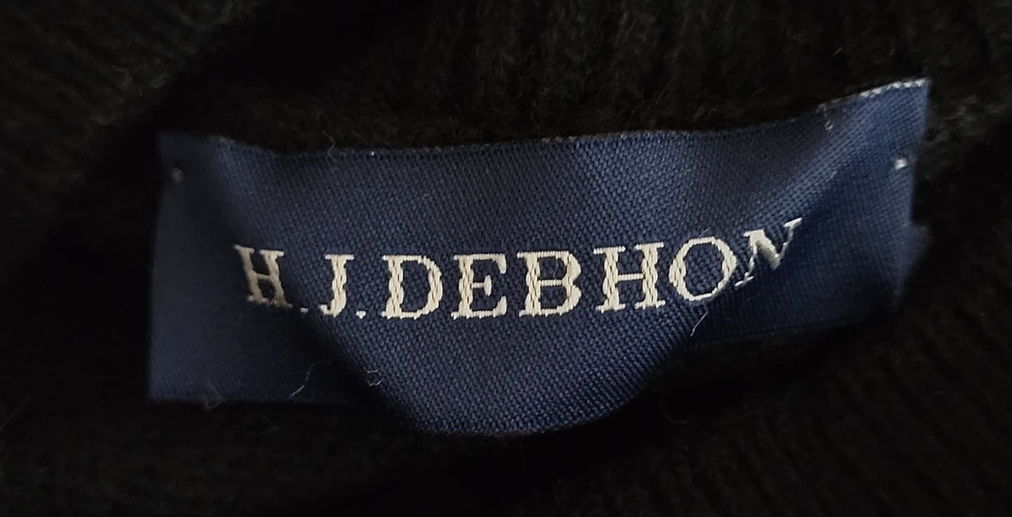 Vintage H.J. DEBHON - Pullover - Rollkragen - Vintage Italy - Schwarz - Herren - M