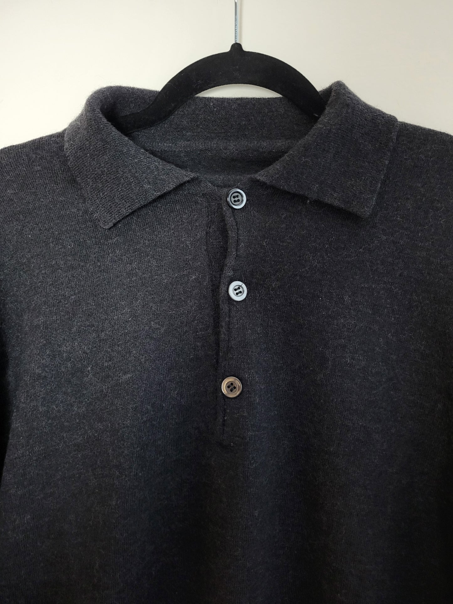 Vintage - Pullover - Klassisch - Vintage Italy - Anthrazit - Herren - S