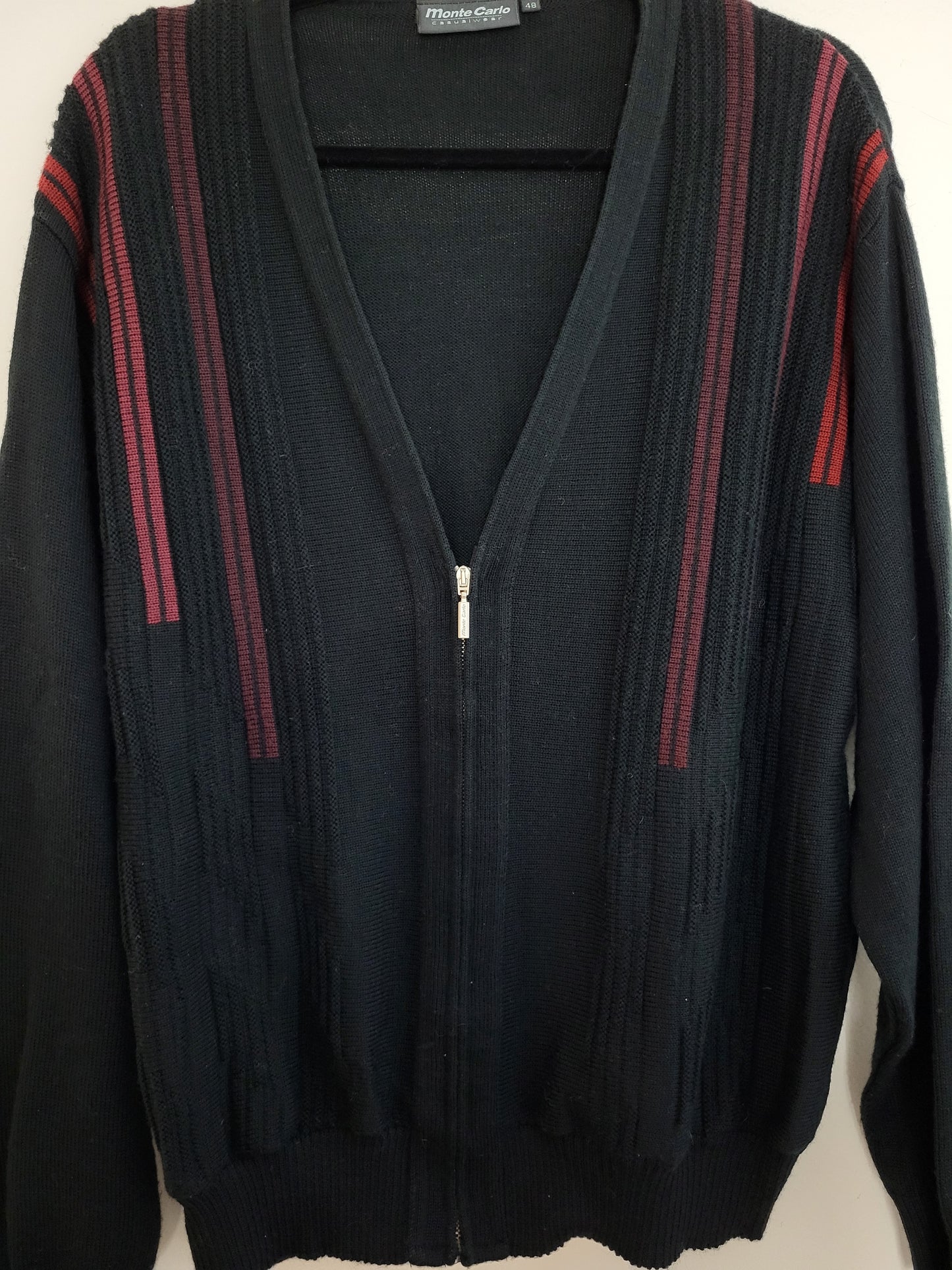 Vintage MONTE CARLO - Pullover/Strickjacke - Streifen - Vintage Italy - Bunt - Herren - M