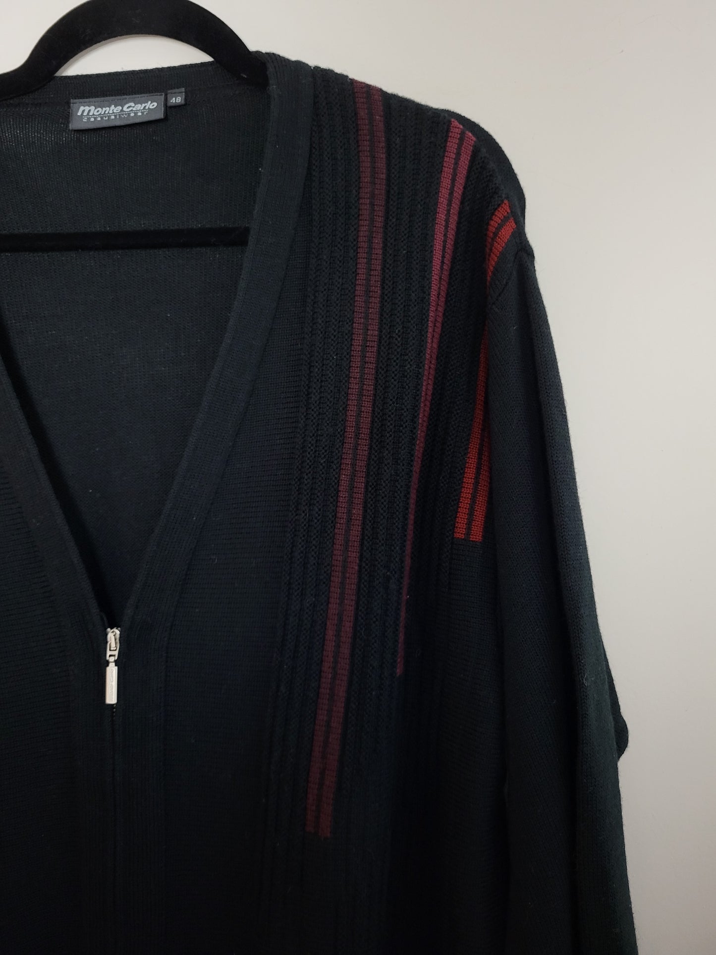Vintage MONTE CARLO - Pullover/Strickjacke - Streifen - Vintage Italy - Bunt - Herren - M