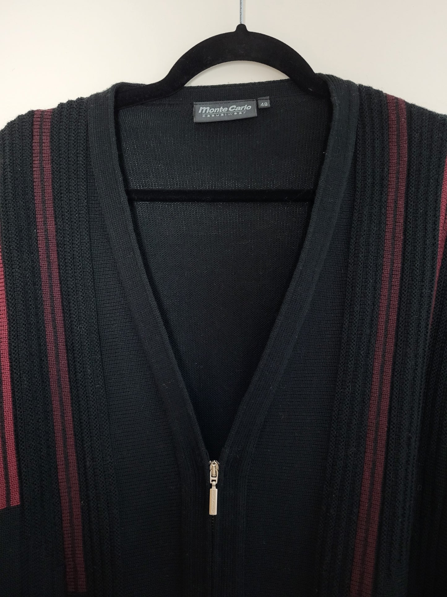 Vintage MONTE CARLO - Pullover/Strickjacke - Streifen - Vintage Italy - Bunt - Herren - M