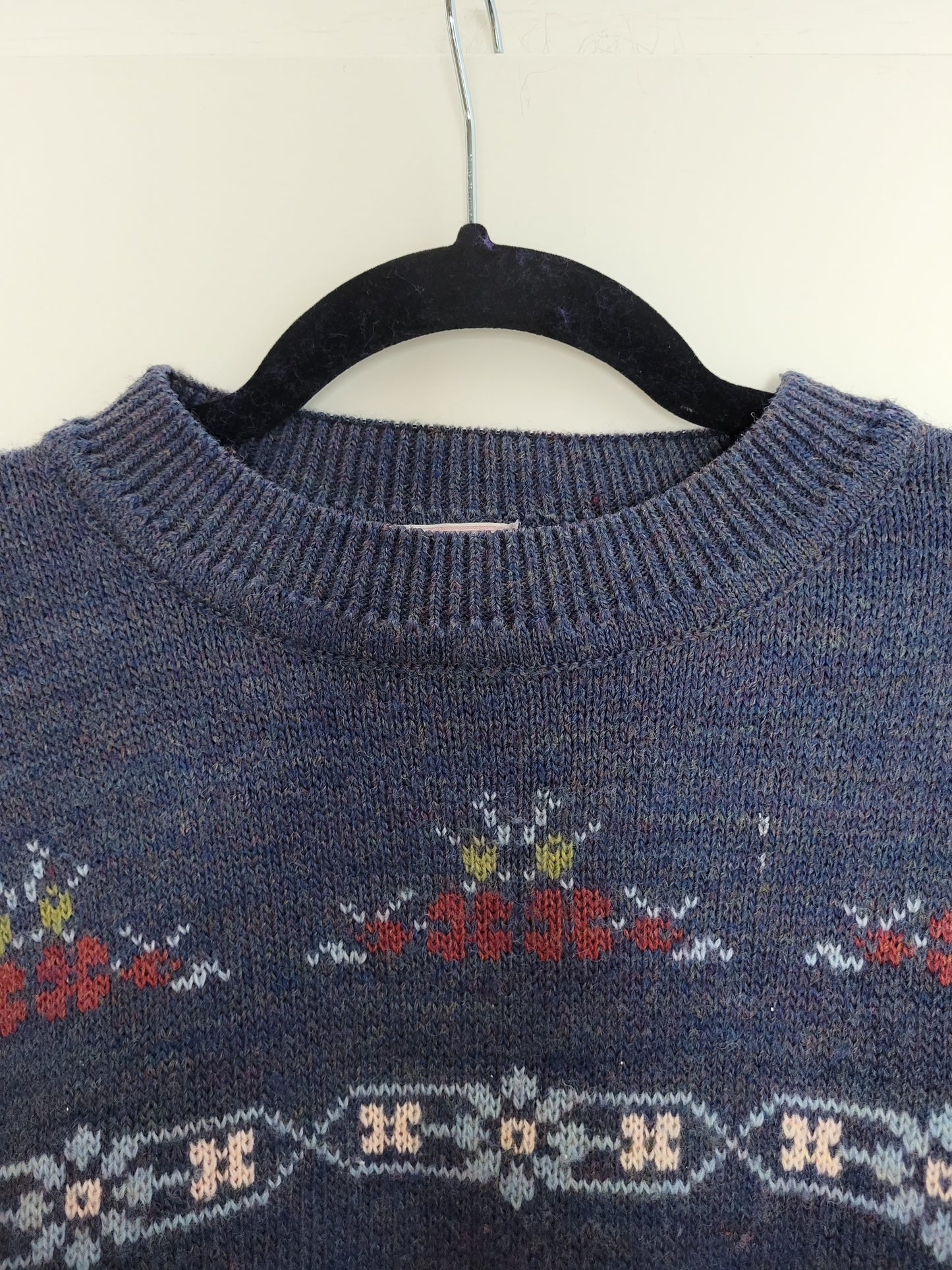 Vintage TEOREDA - Pullover - Muster - Vintage Wolle - Bunt - Damen - M/L