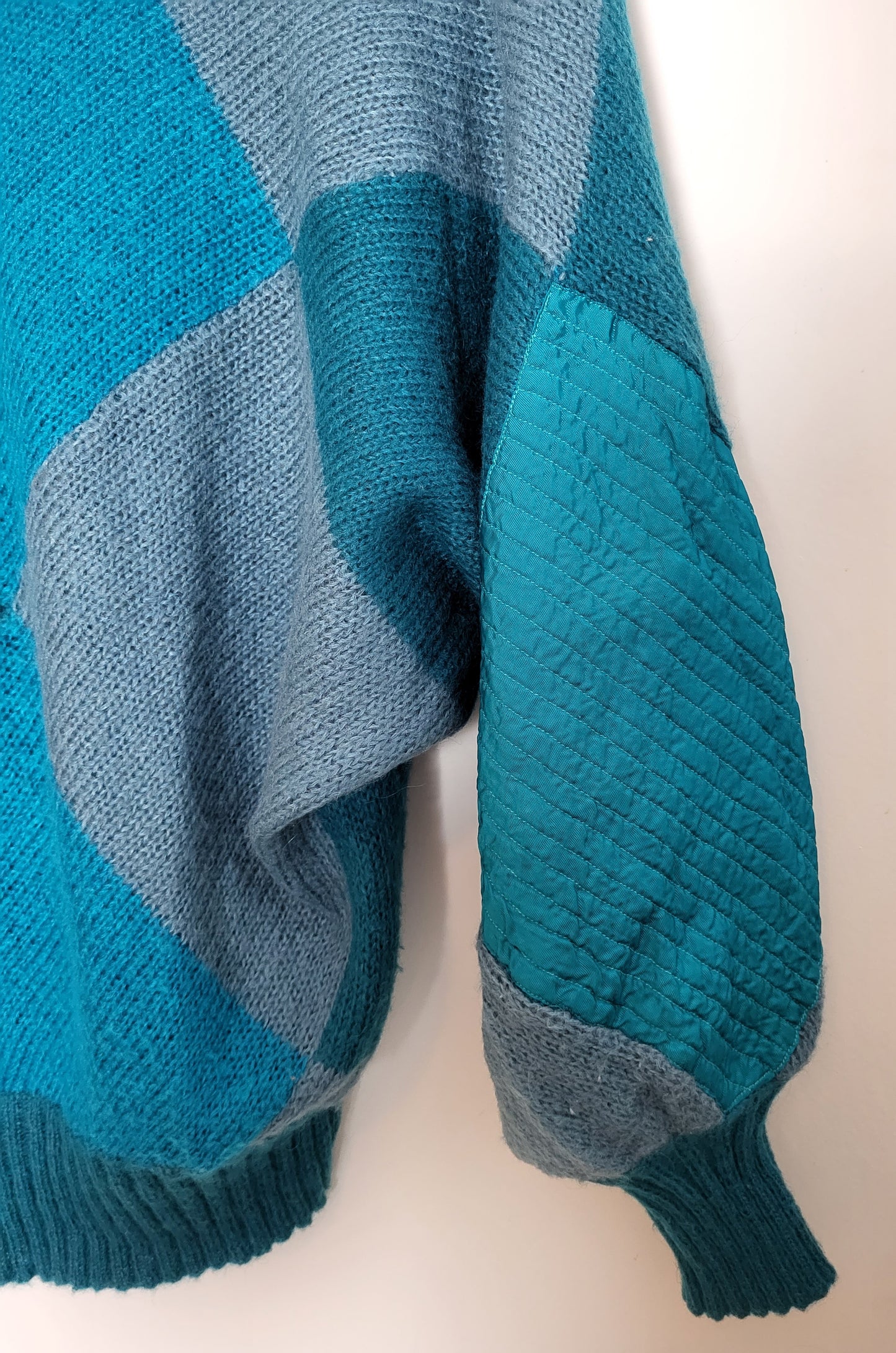 Vintage - Pullover - Muster und Kragen - Vintage Italy - Bunt - Damen - L/XL