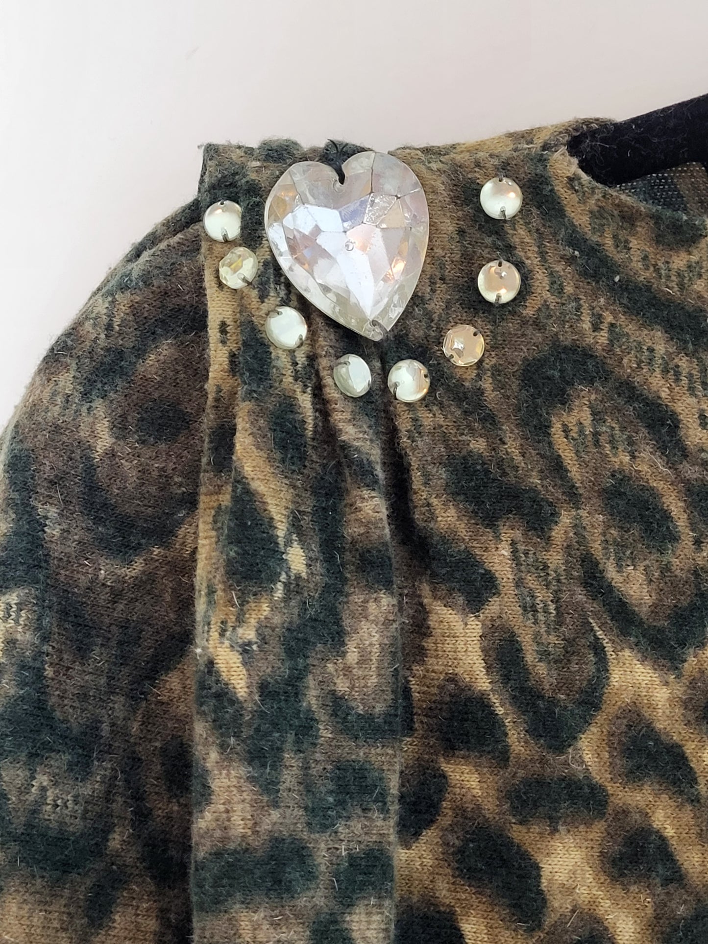 Vintage - Pullover - Leopardenmuster - Vintage Italy - Bunt - Damen - M