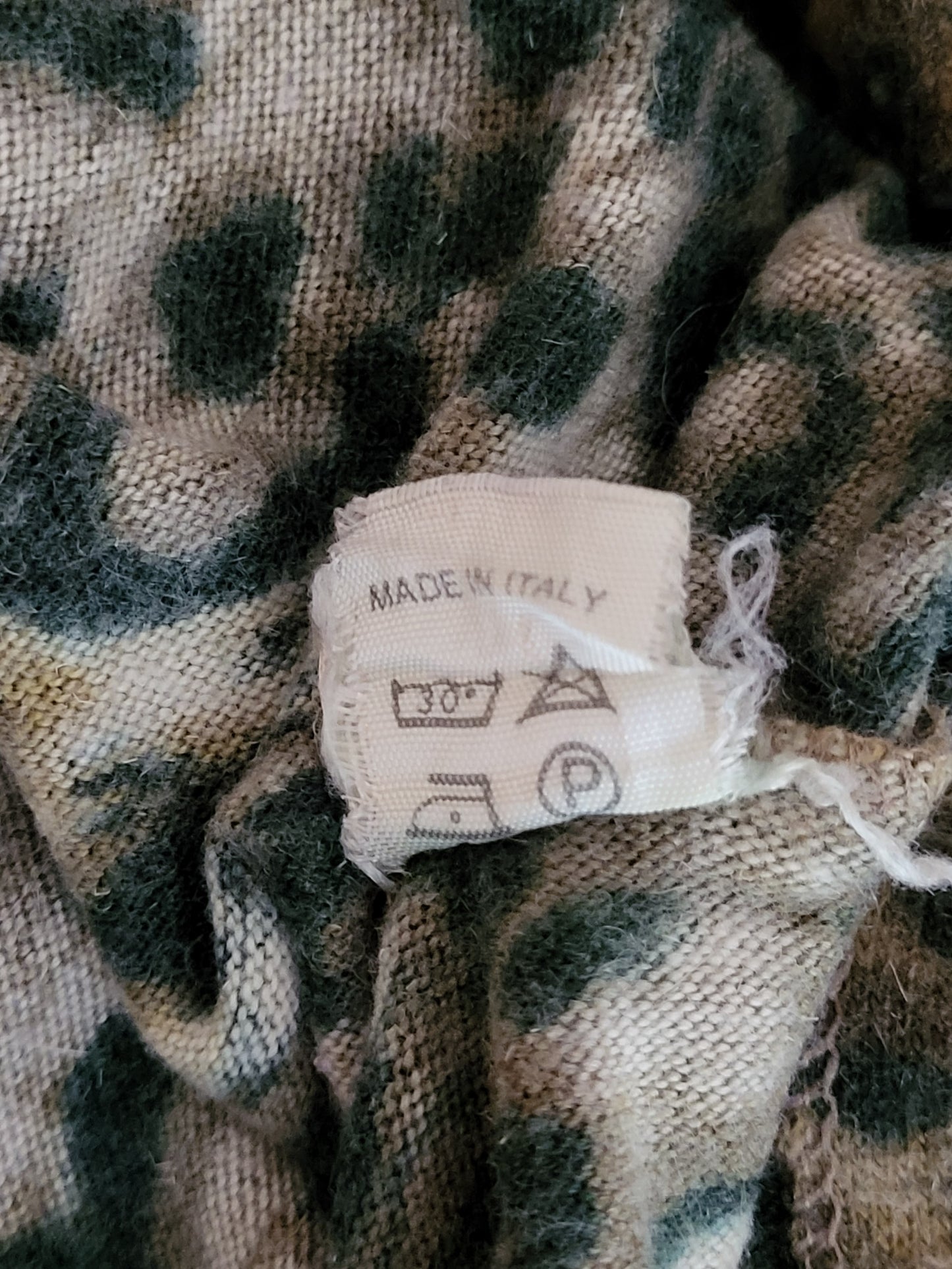 Vintage - Pullover - Leopardenmuster - Vintage Italy - Bunt - Damen - M