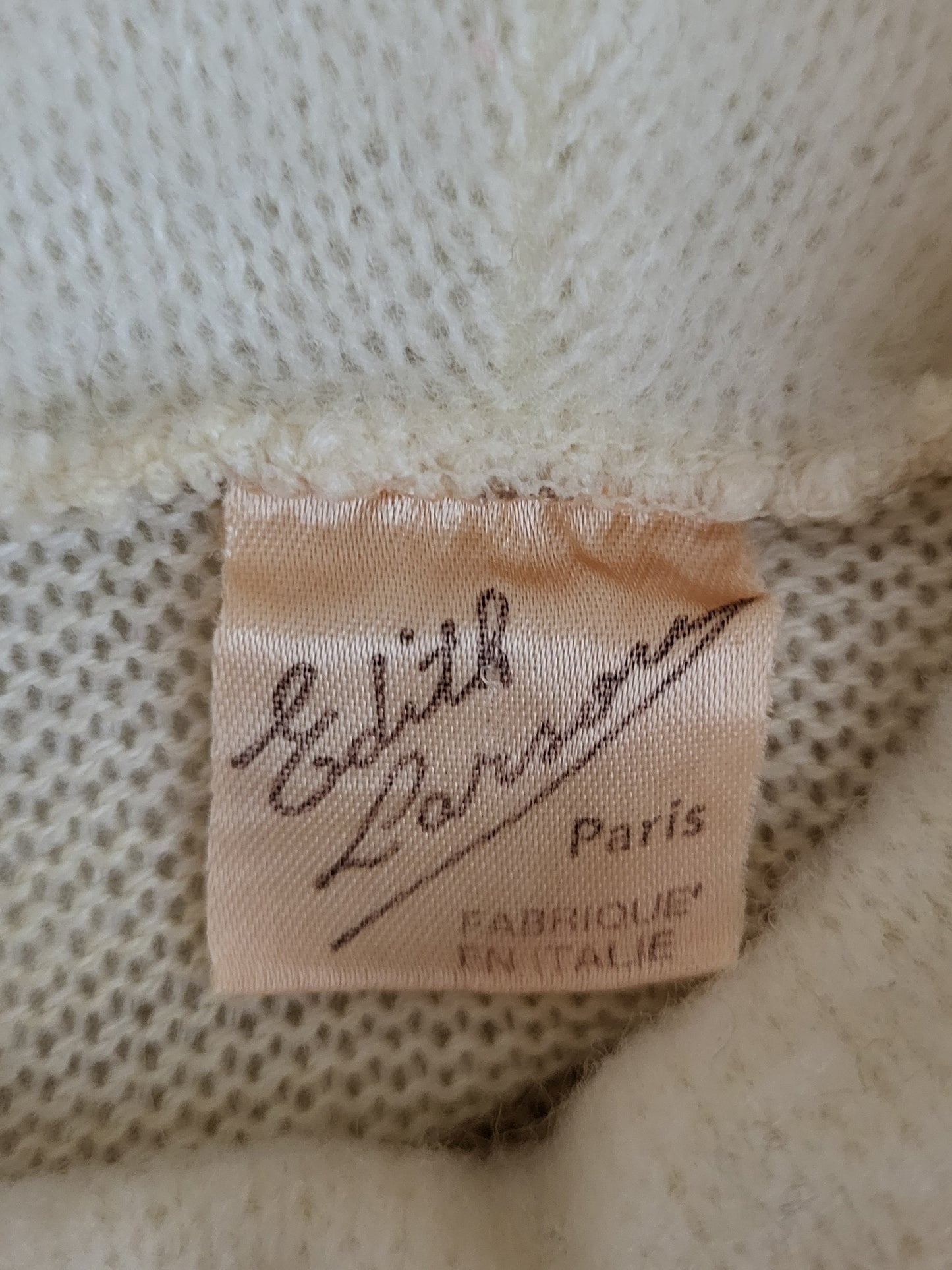 Vintage Edith Larson Paris - Pullover - Muster - Vintage Italy - Hell - Damen - M
