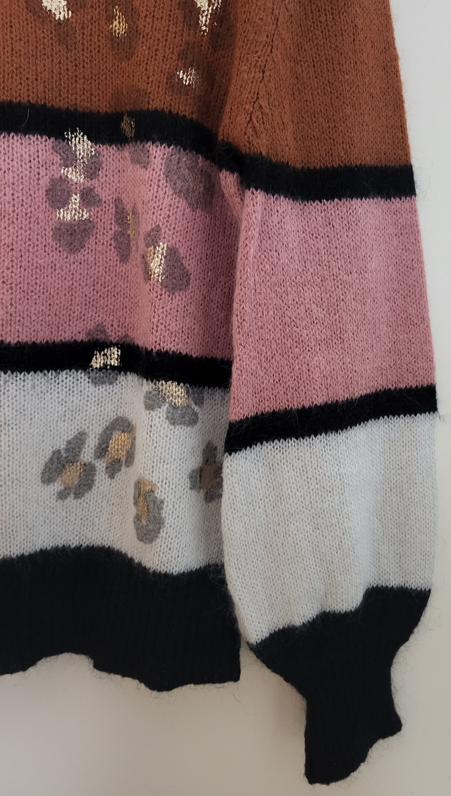 Vintage D'ELLE - Pullover - Streifen - Vintage Italy - Bunt - Damen - M/L