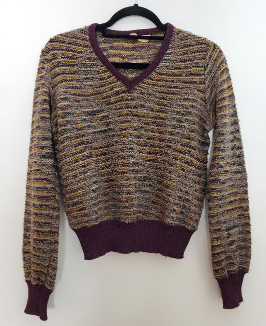 Vintage LE GALLINE - Pullover - Muster - Vintage Italy - Bunt - Damen - S