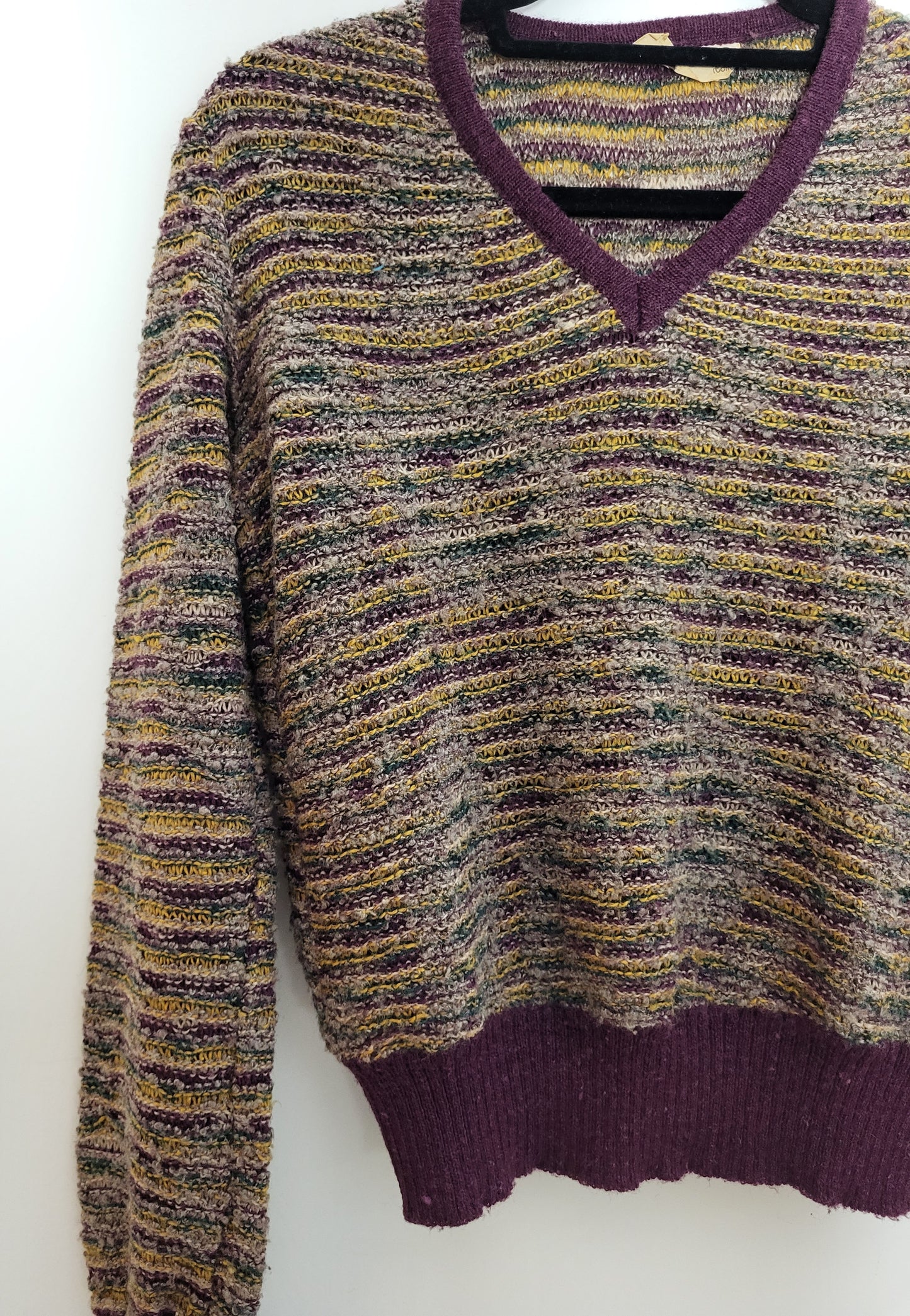 Vintage LE GALLINE - Pullover - Muster - Vintage Italy - Bunt - Damen - S