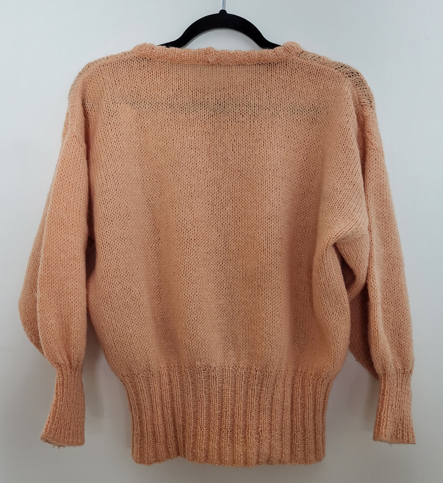 Vintage - Pullover - Muster - Vintage Italy - Lachs/Orange - Damen - M