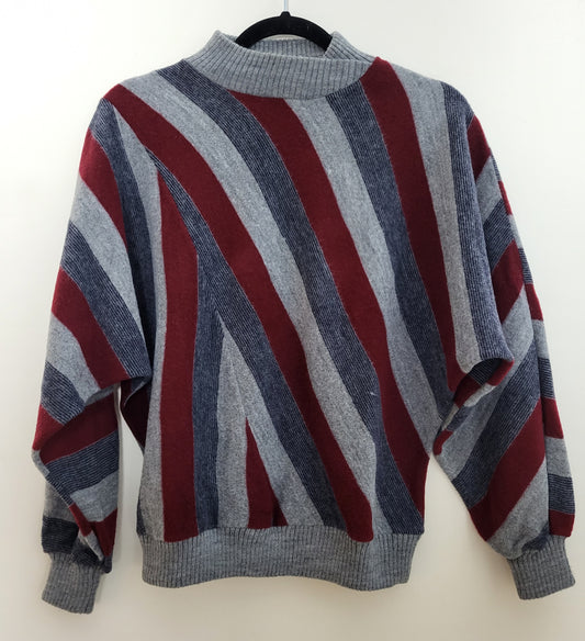 Vintage - Pullover - Muster/Steifen - Vintage Italy - Bunt - Damen - M