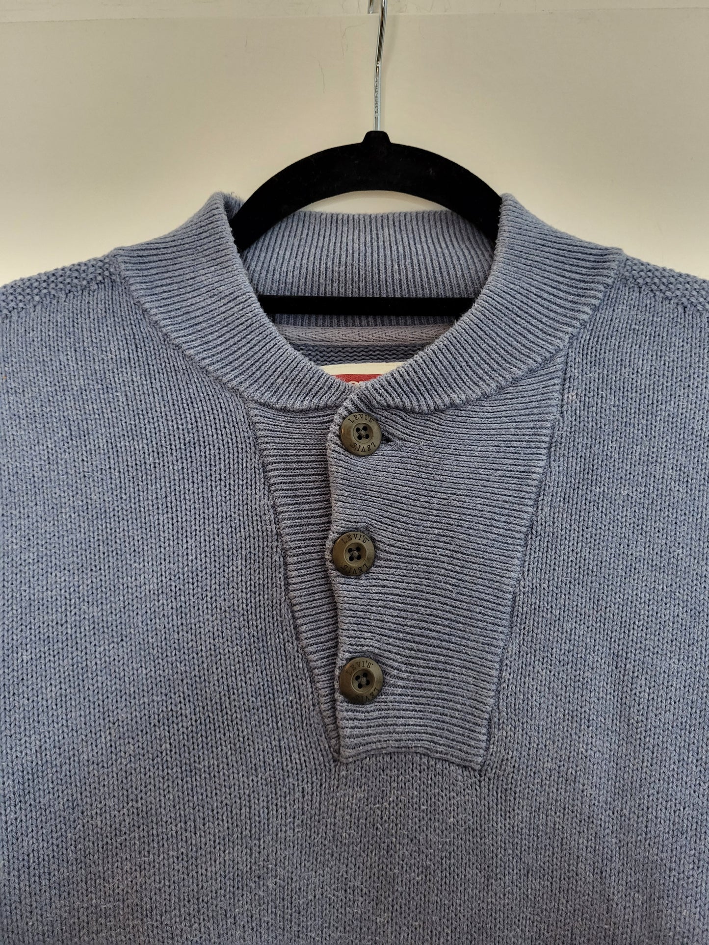 VINTAGE LEVIS - Pullover - Klassisch - Blau - Herren - XL