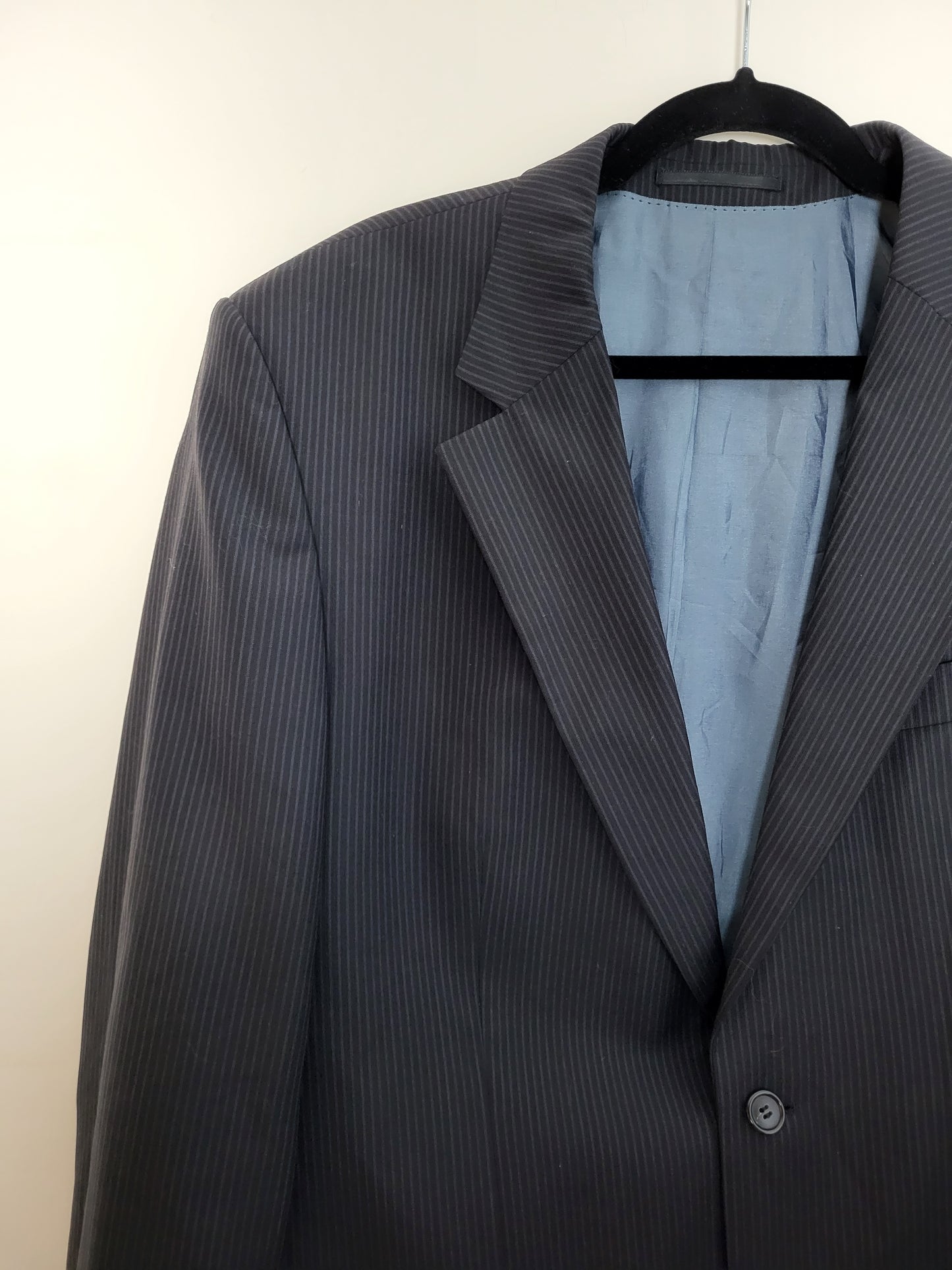 HUGO BOSS - Sakko - Nadelstreifen - Anthrazit - Herren - XL