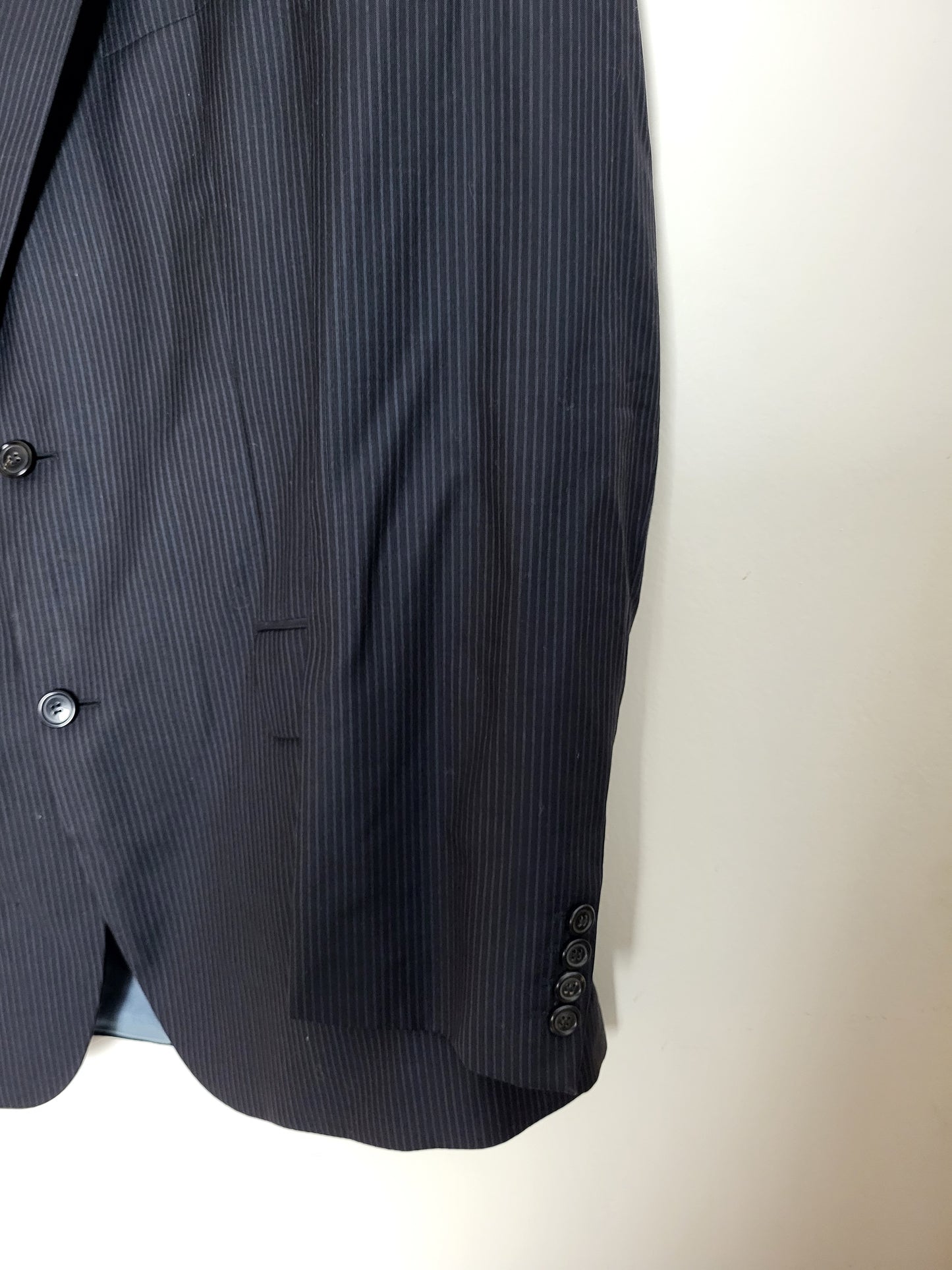 HUGO BOSS - Sakko - Nadelstreifen - Anthrazit - Herren - XL