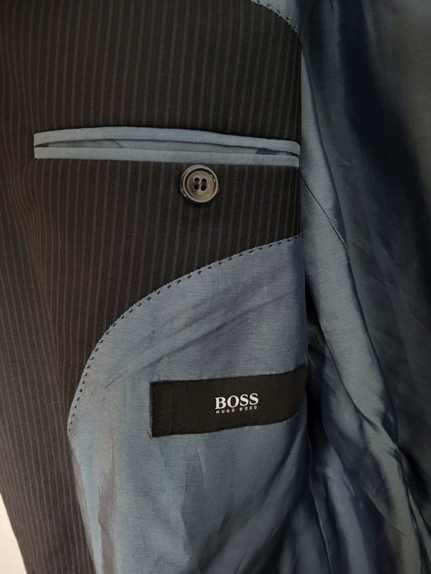 HUGO BOSS - Sakko - Nadelstreifen - Anthrazit - Herren - XL