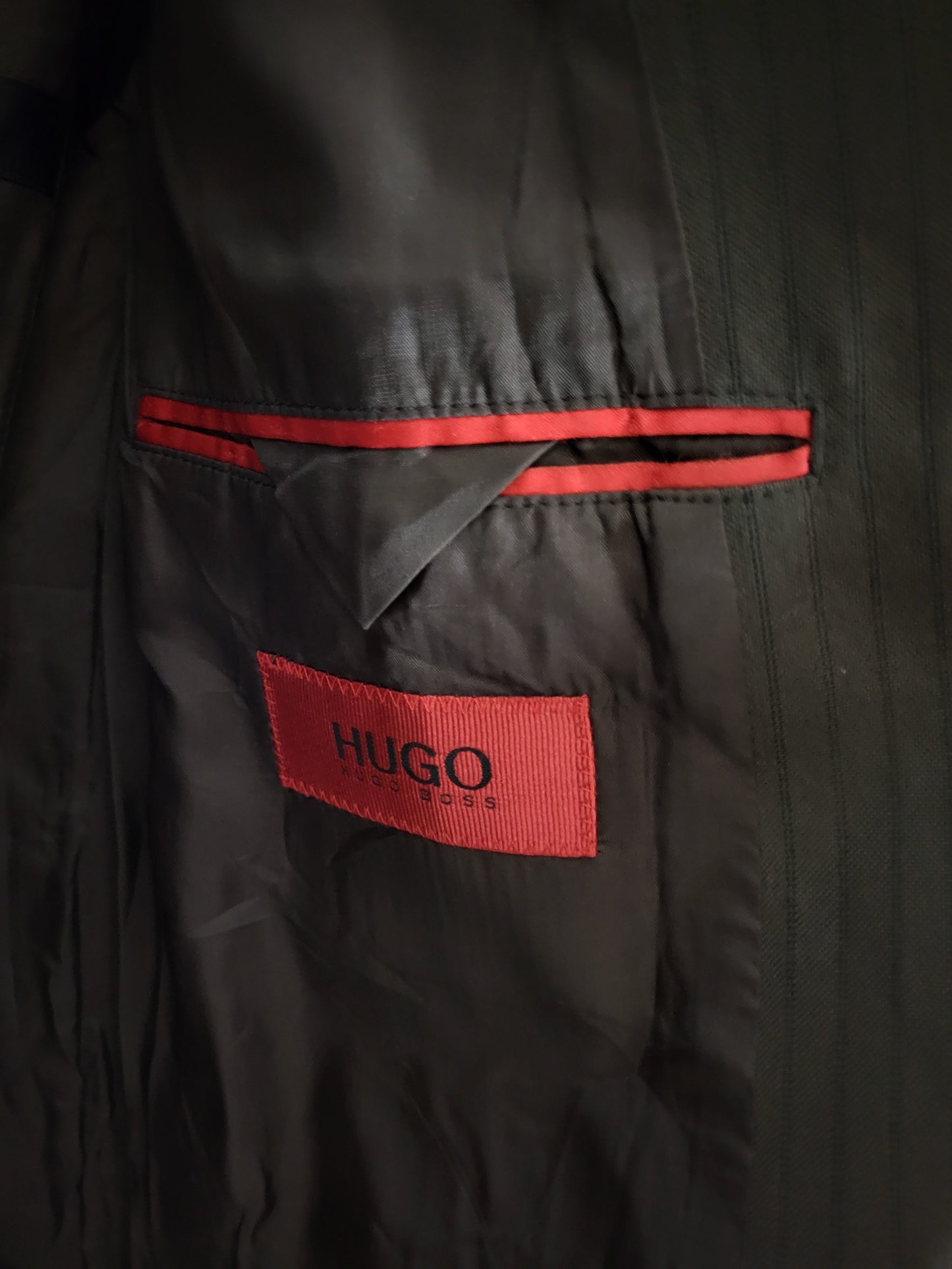 HUGO BOSS - Sakko - Nadelstreifen - Braun - Herren - XL
